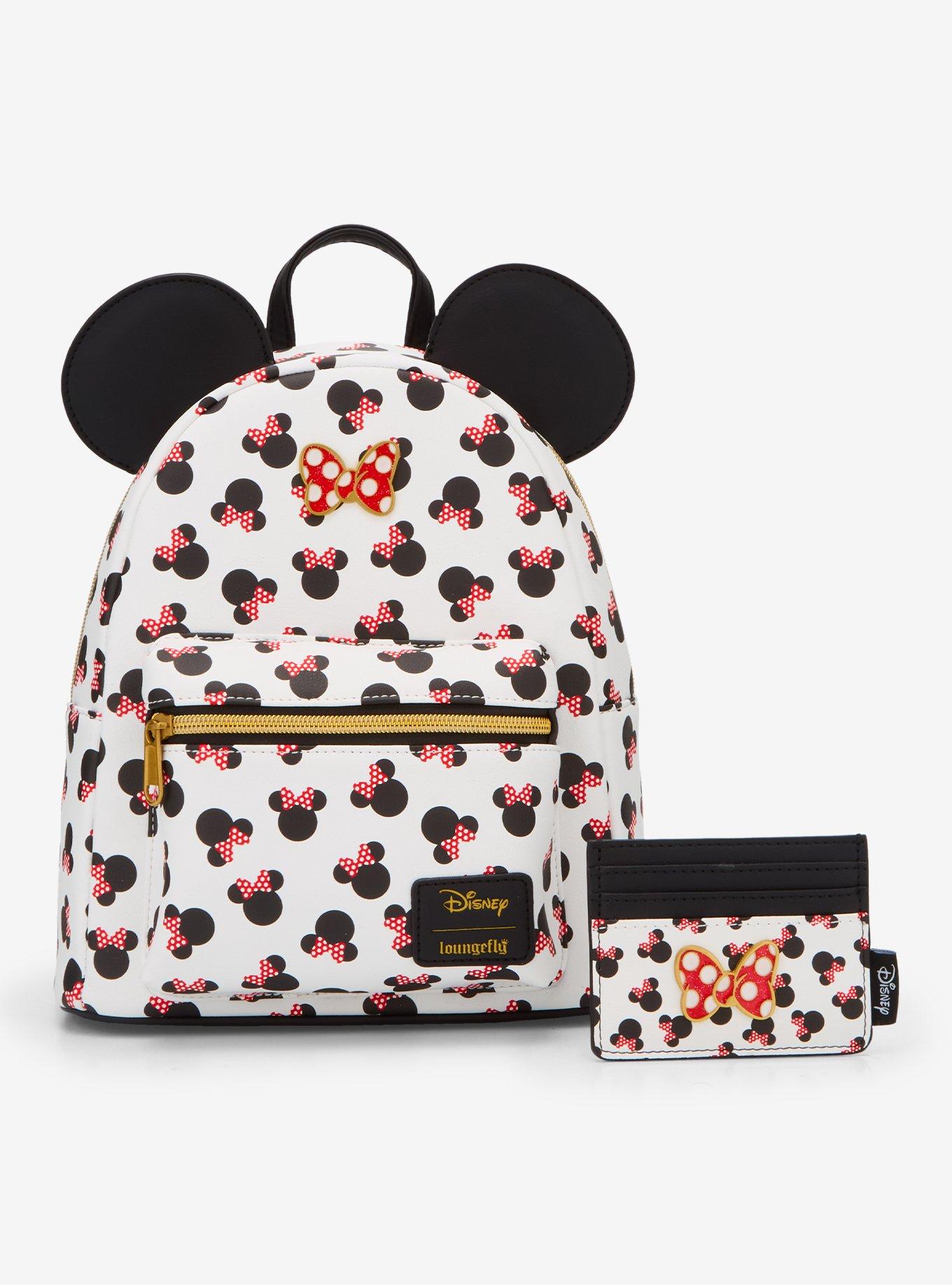 Loungefly Disney Minnie Mouse Ears & Bows Cardholder, , alternate
