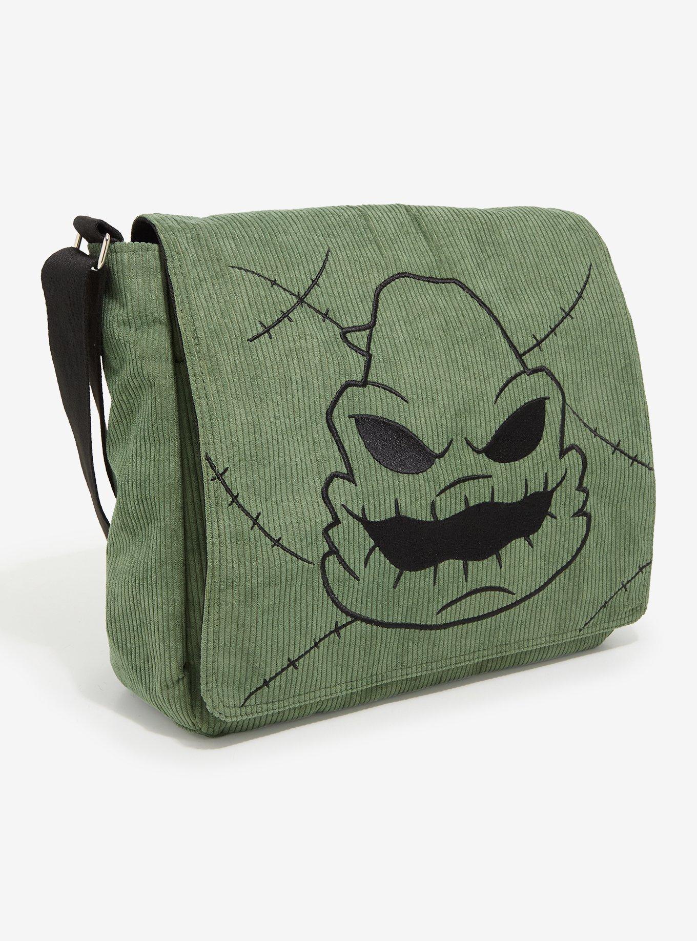 The Nightmare Before Christmas Oogie Boogie Corduroy Messenger Bag, , hi-res