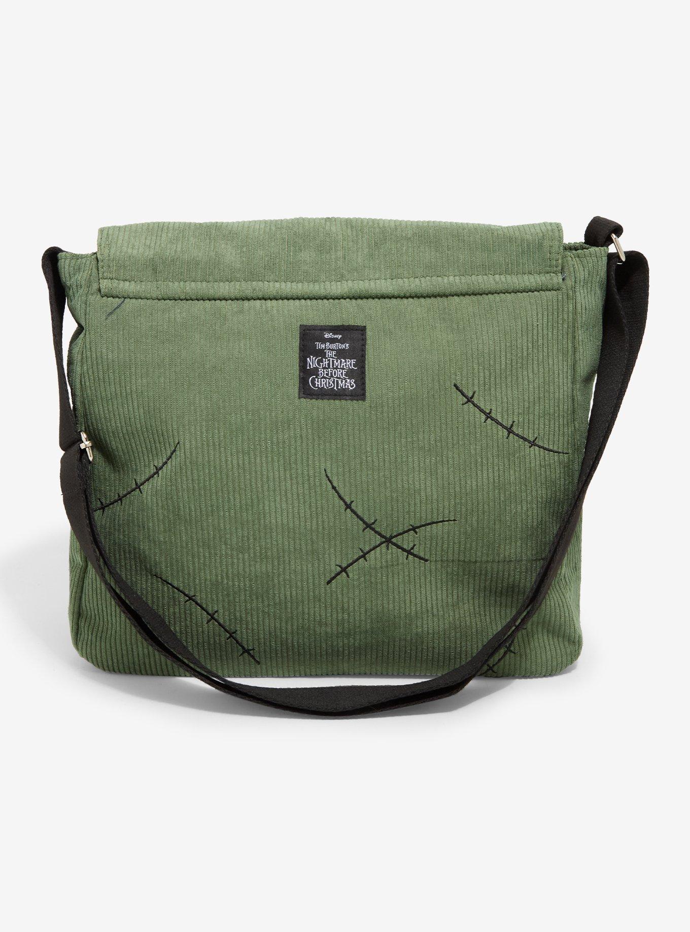 The Nightmare Before Christmas Oogie Boogie Corduroy Messenger Bag, , alternate