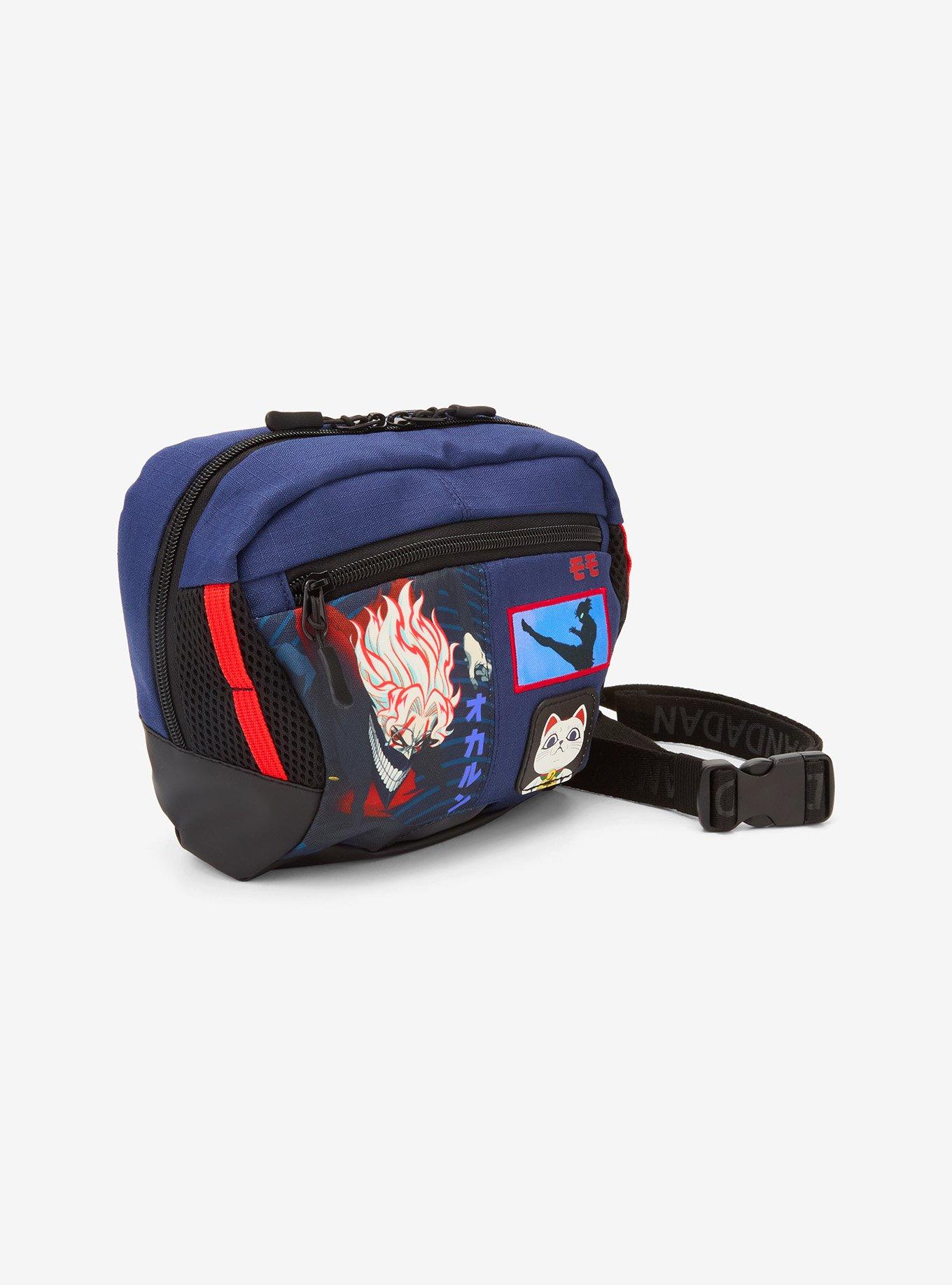 Dandadan Trio Patch Sling Bag, , hi-res
