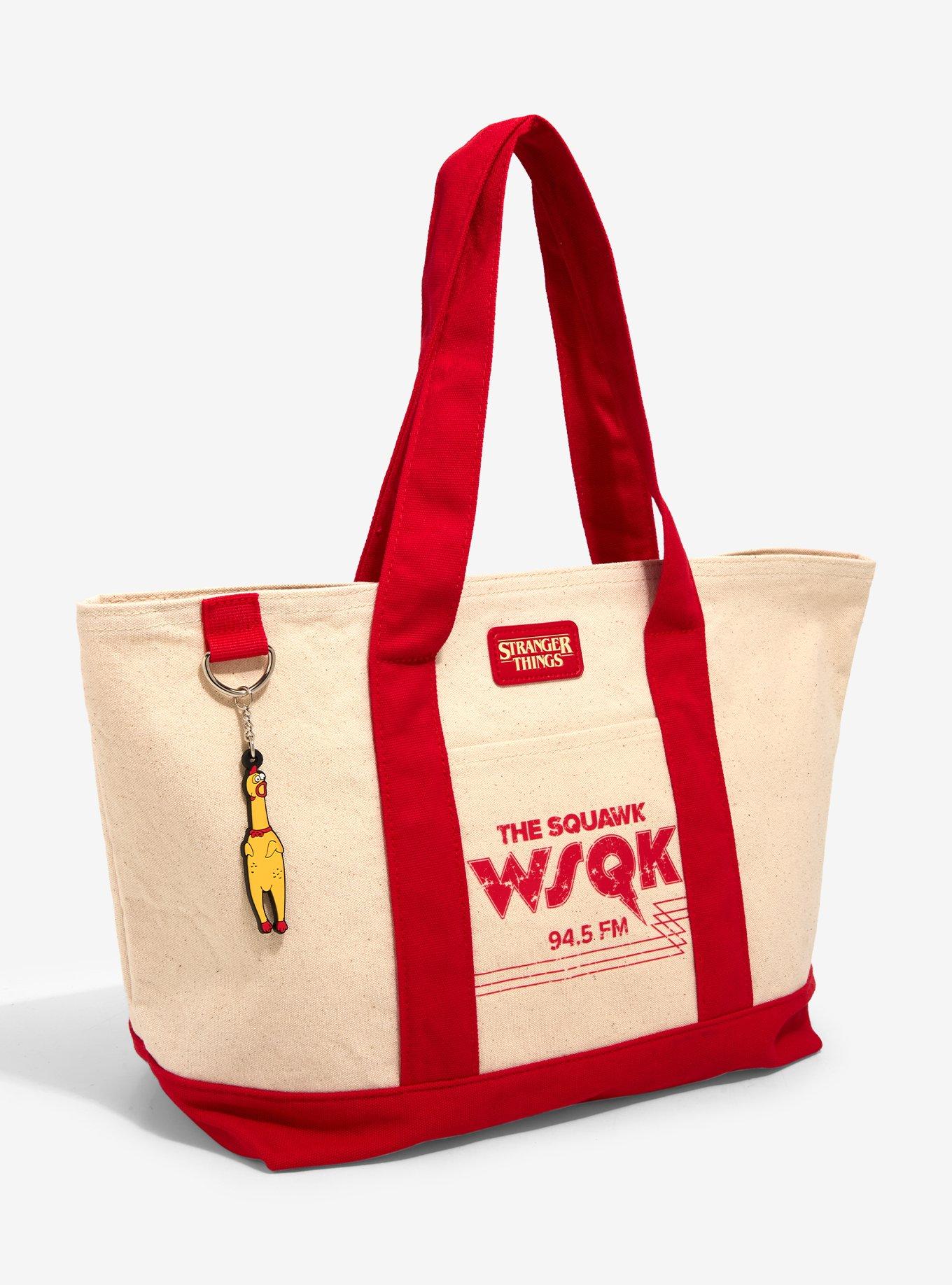 Stranger Things The Squawk Tote Bag, , hi-res