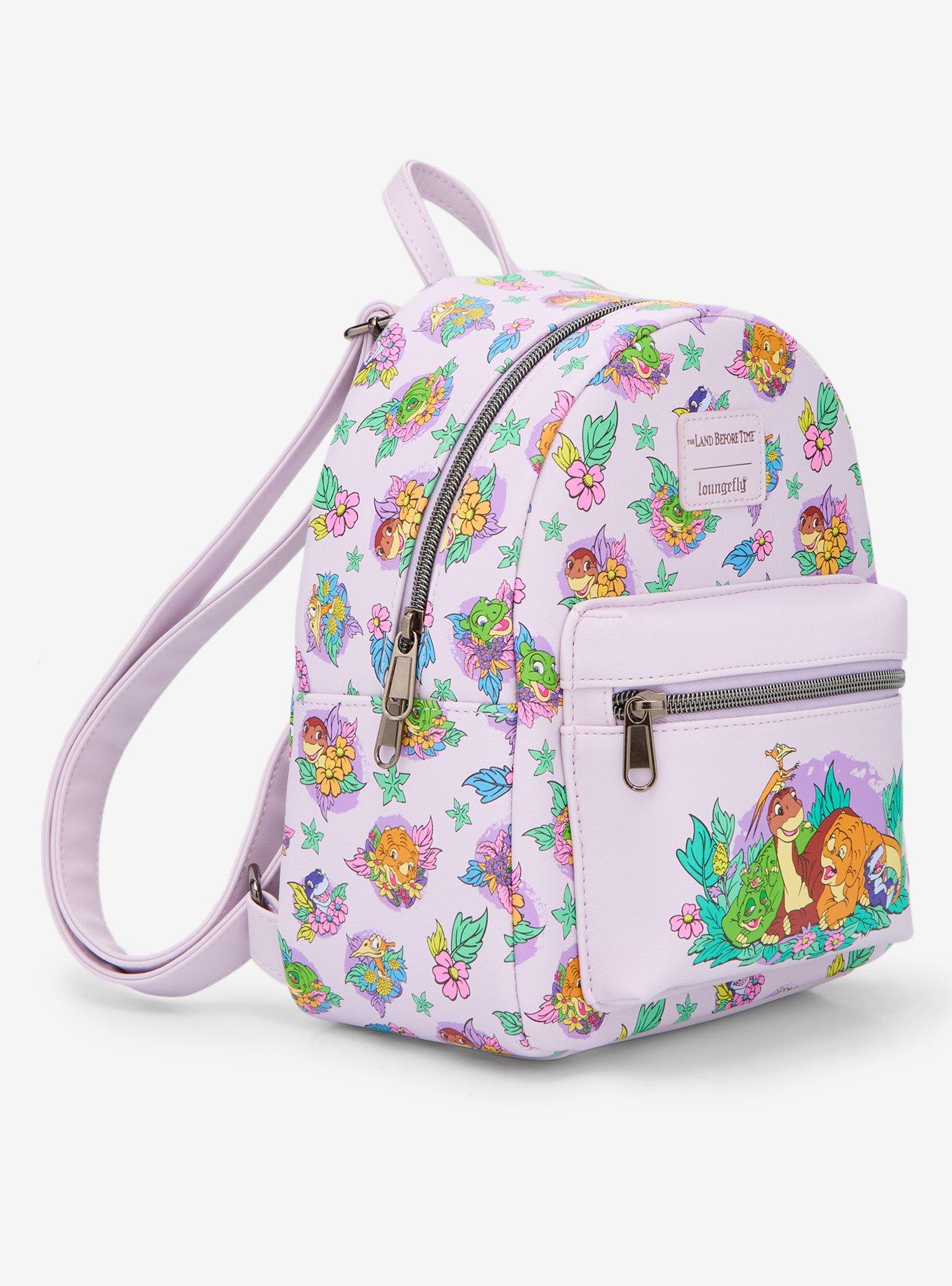 Loungefly The Land Before Time Dinosaurs Floral Mini Backpack, , hi-res