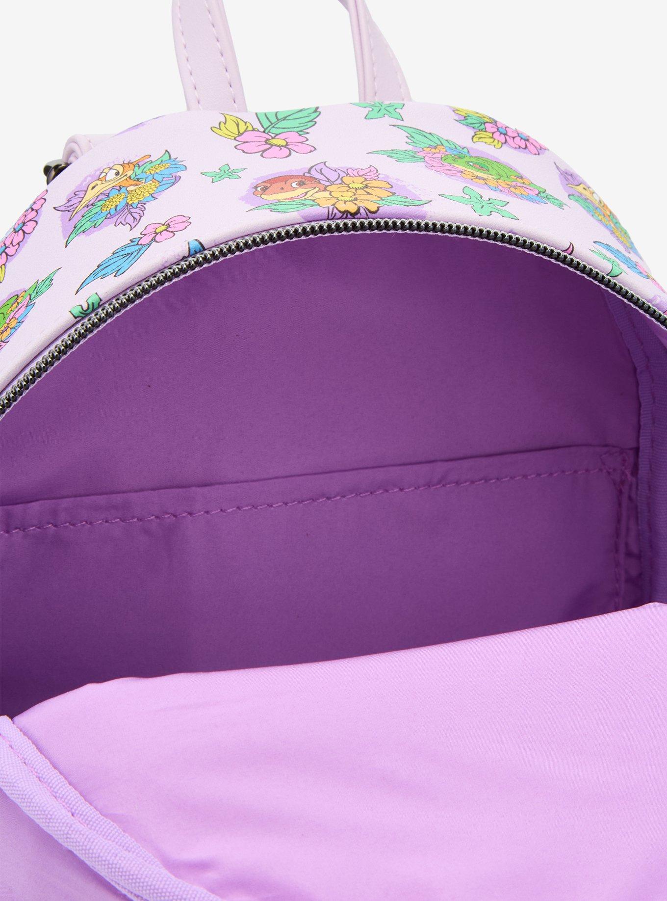 Loungefly The Land Before Time Dinosaurs Floral Mini Backpack, , alternate