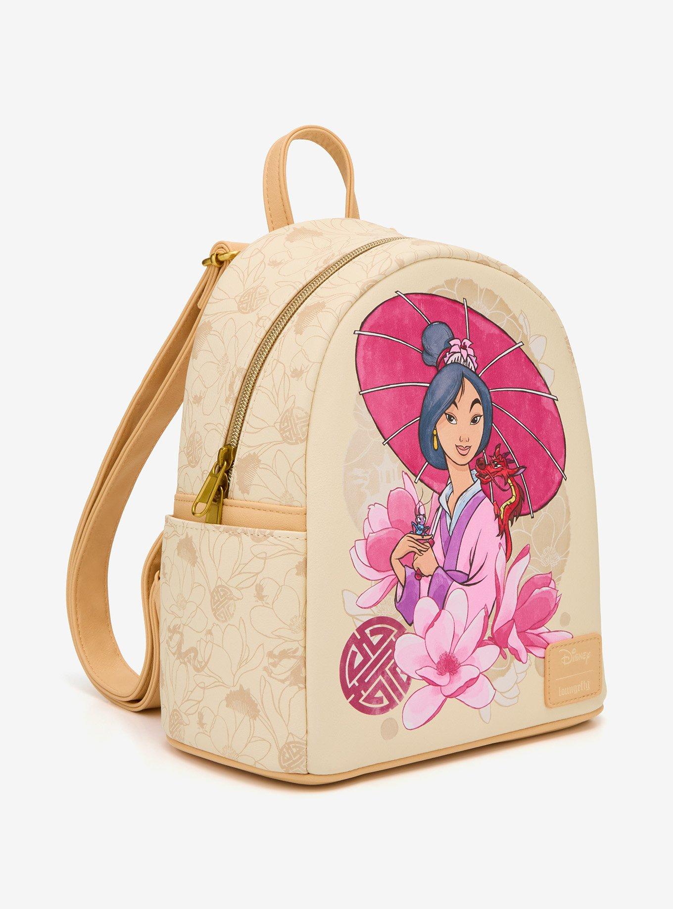 Loungefly Disney Mulan Parasol Mini Backpack, , hi-res