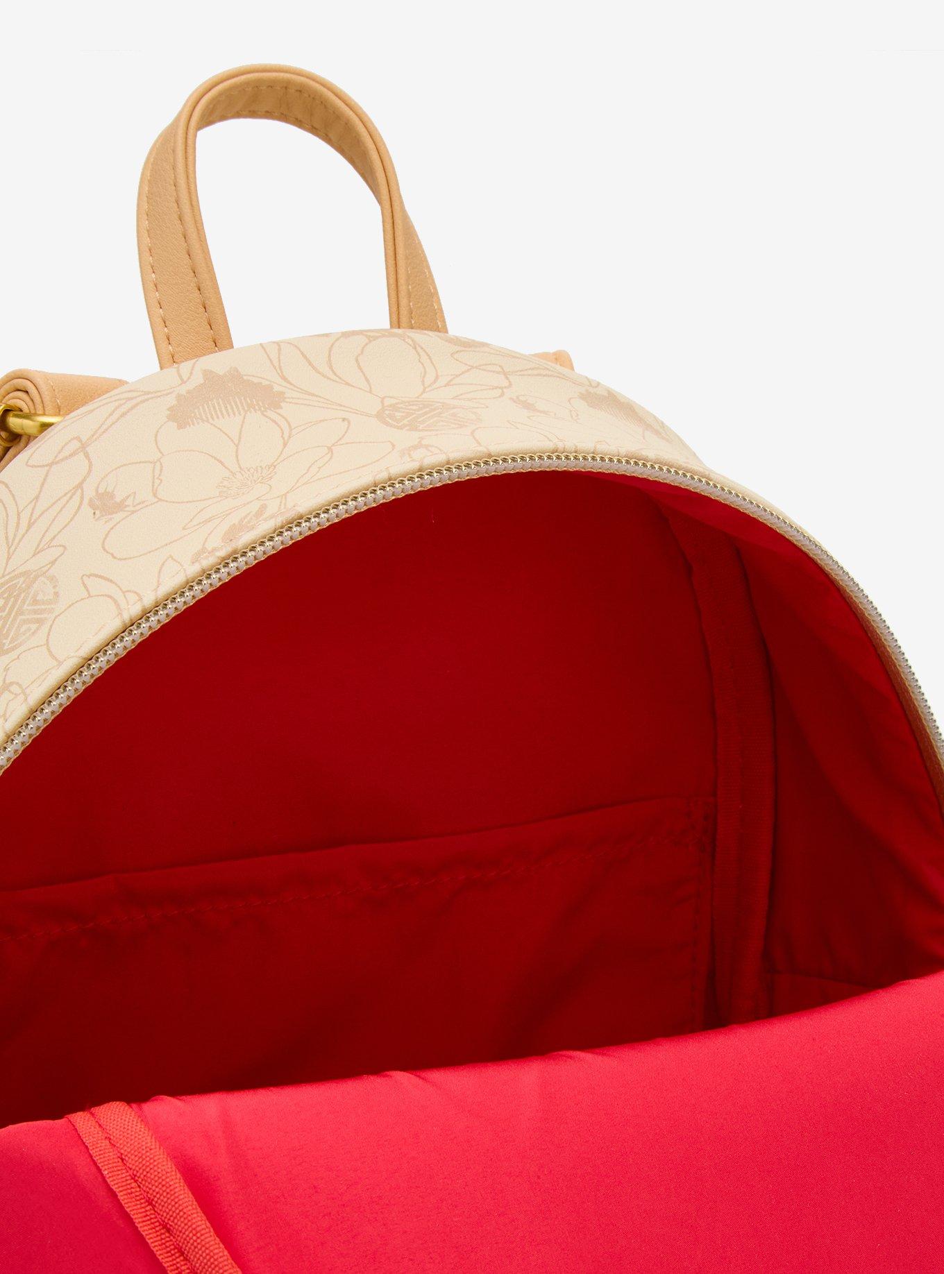 Loungefly Disney Mulan Parasol Mini Backpack, , alternate