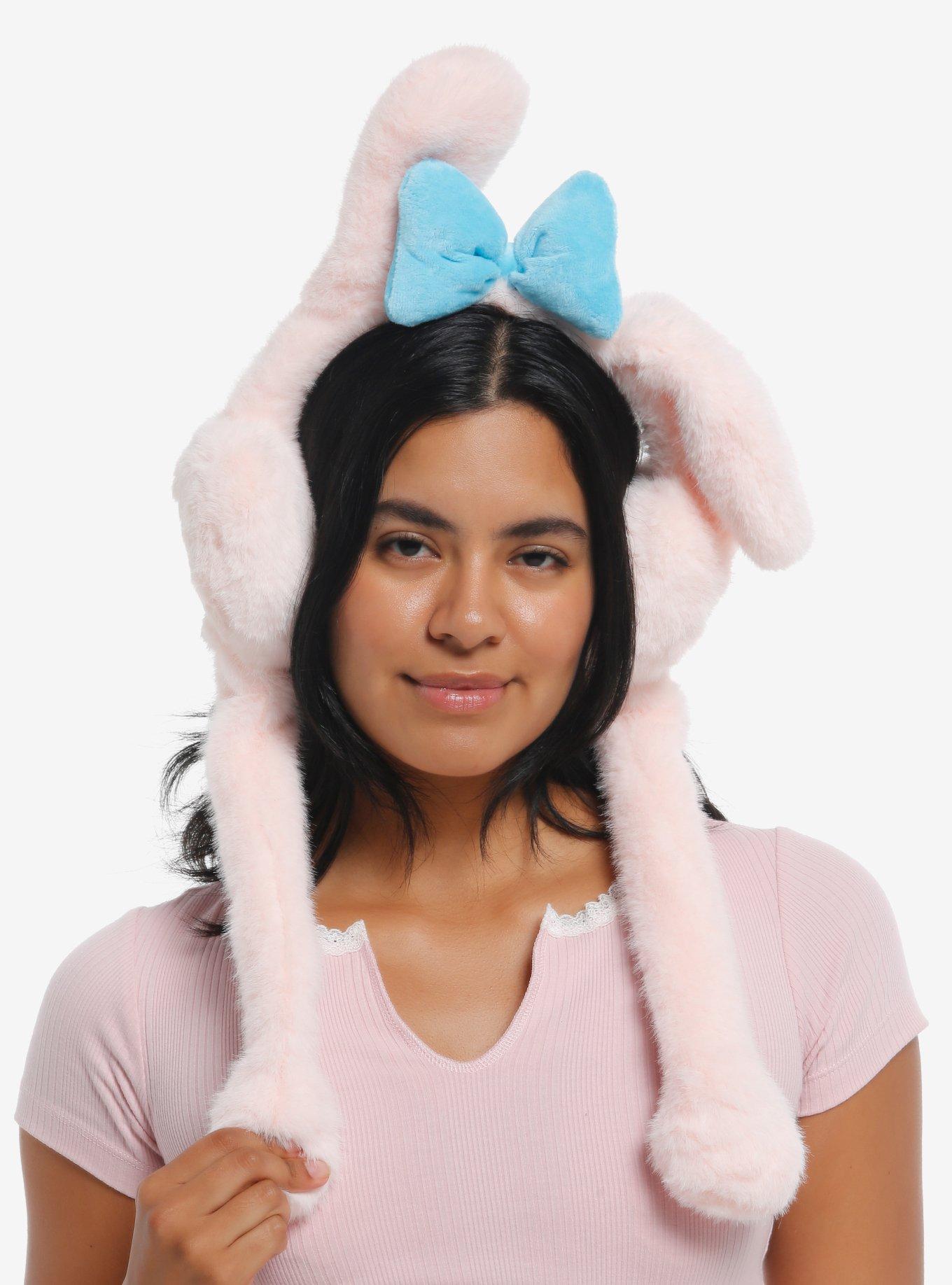 My Melody 3D Plush Earmuffs With Moveable Ears, , hi-res
