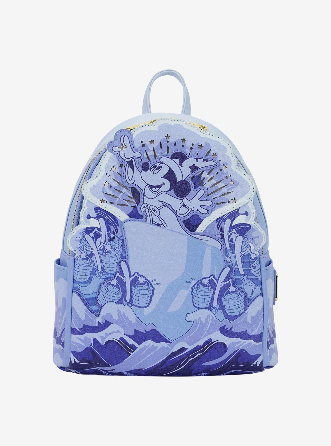 Loungefly Disney Fantasia Sorcerer Mickey Light-Up Mini Backpack