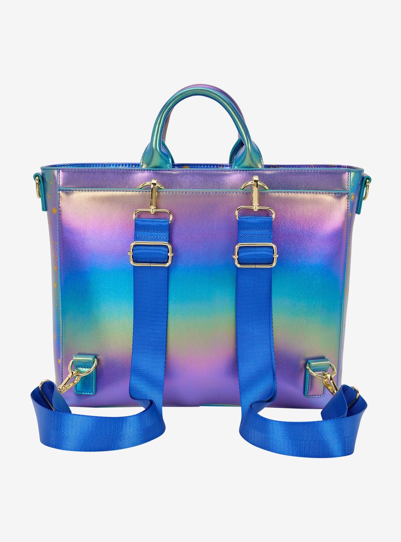 Loungefly Disney Fantasia Rainbow Shine Convertible Tote Bag, , alternate