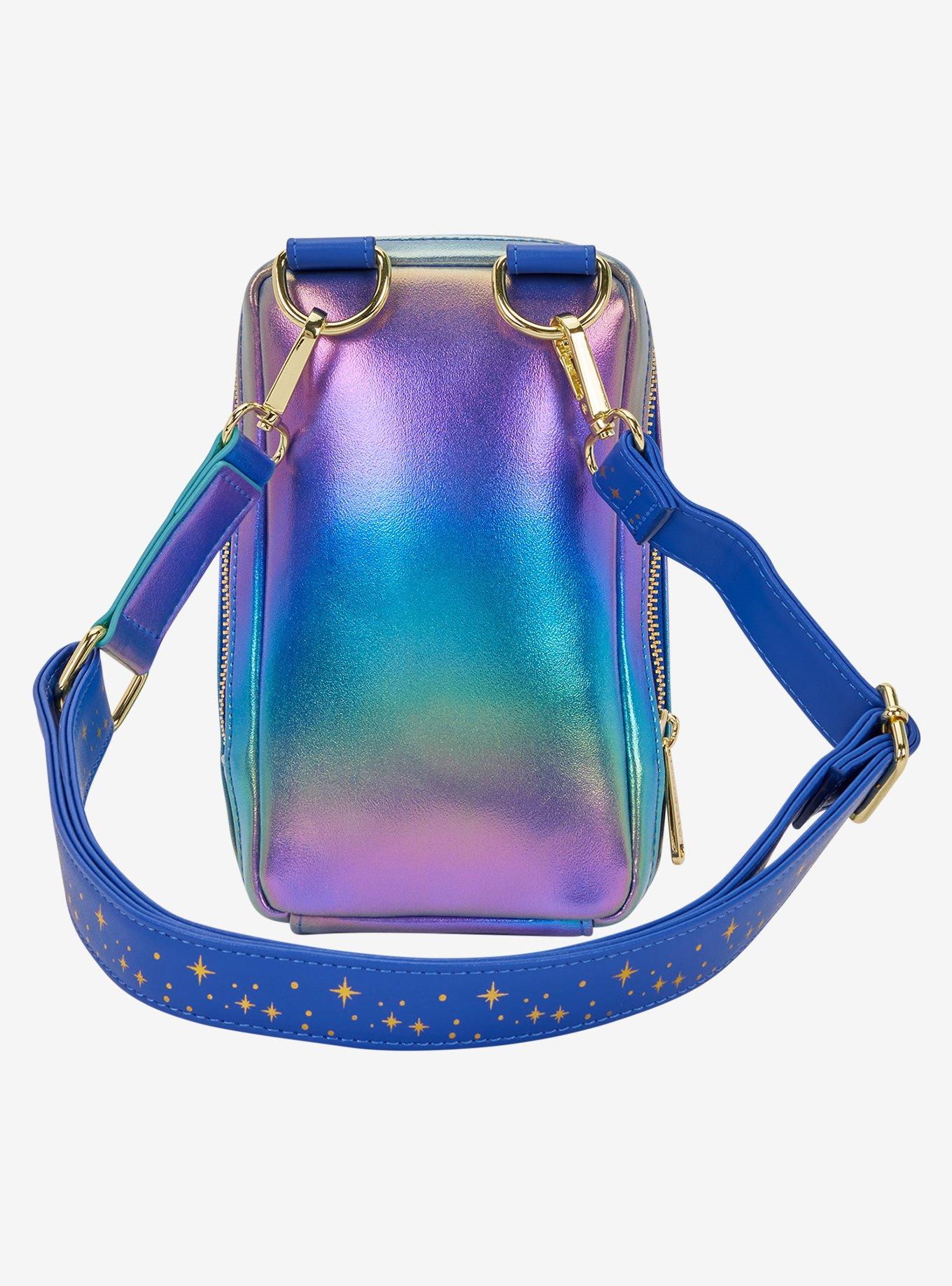Loungefly Disney Fantasia Rainbow Shine Cell Phone Crossbody Bag with Coin Purse