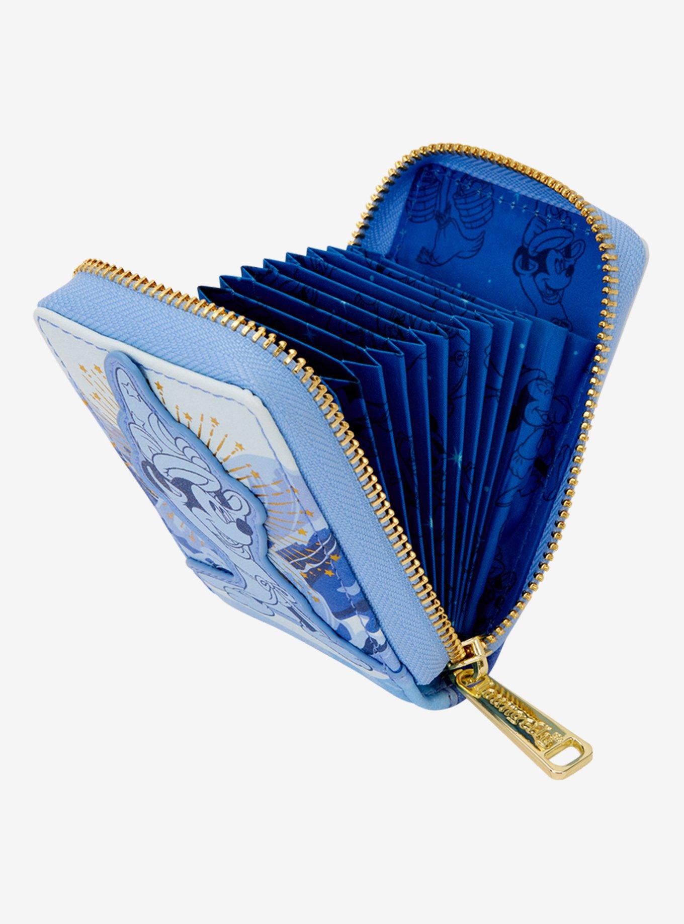 Loungefly Disney Fantasia Sorcerer Mickey Accordion Wallet, , hi-res