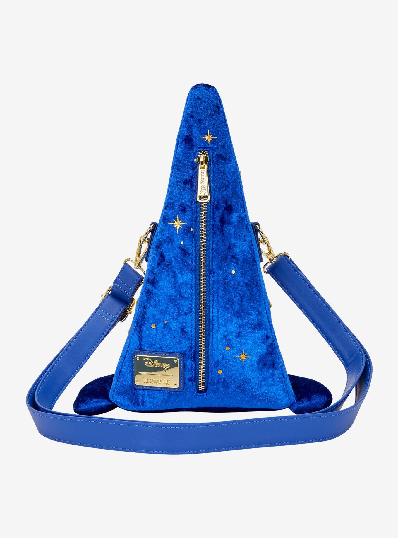 Loungefly Disney Fantasia Sorcerer Mickey Hat Figural Crossbody Bag, , alternate