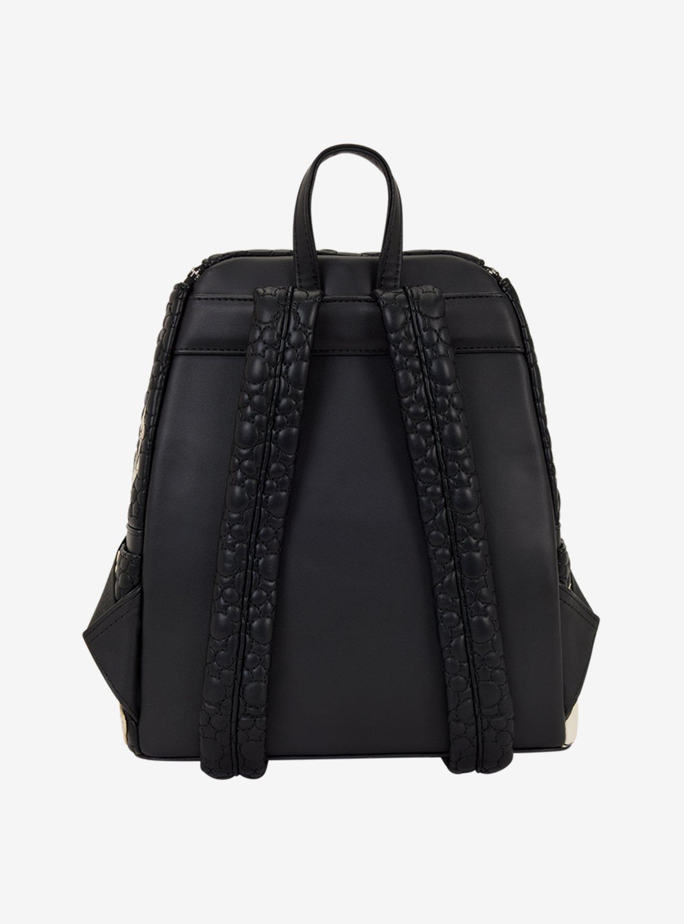 Loungefly Disney Mickey Mouse Floral Sketch Quilted Mini Backpack, , hi-res