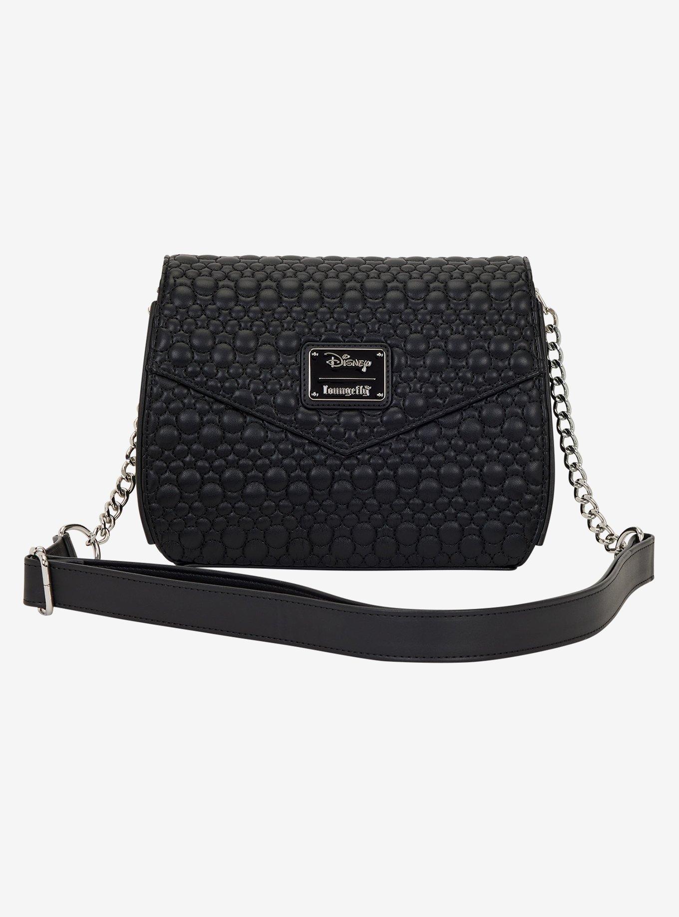 Loungefly Disney Mickey Mouse Floral Sketch Crossbody Bag, , alternate