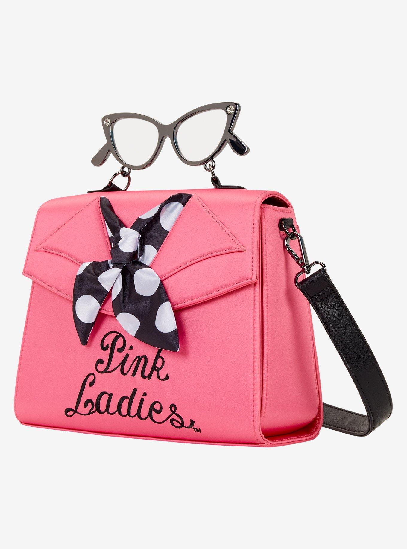 Loungefly Grease Pink Ladies Jacket Figural Crossbody Bag, , alternate