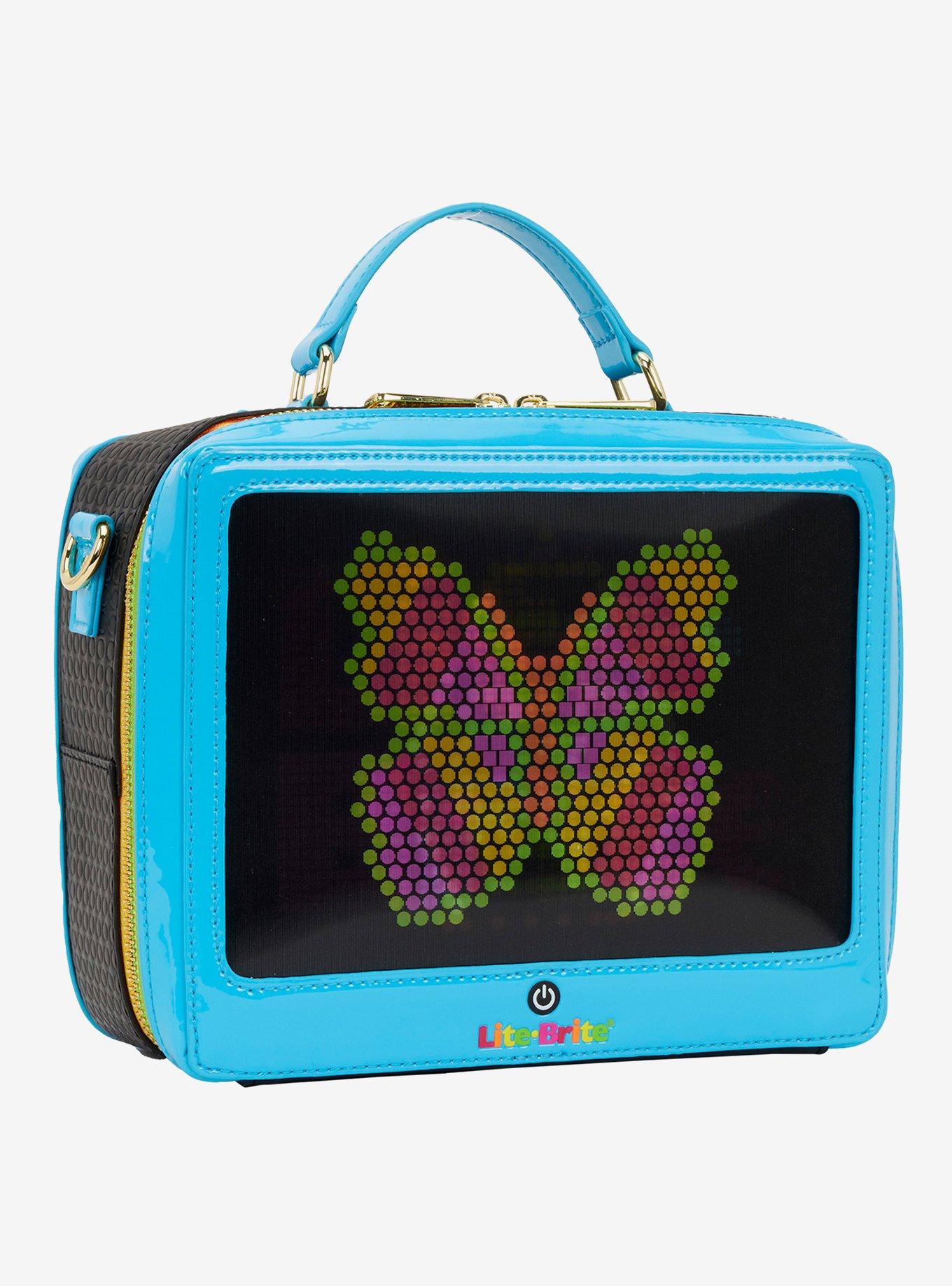Loungefly Lite-Brite Lenticular Glow-in-The-Dark Crossbody Bag With Coin Purse, , hi-res
