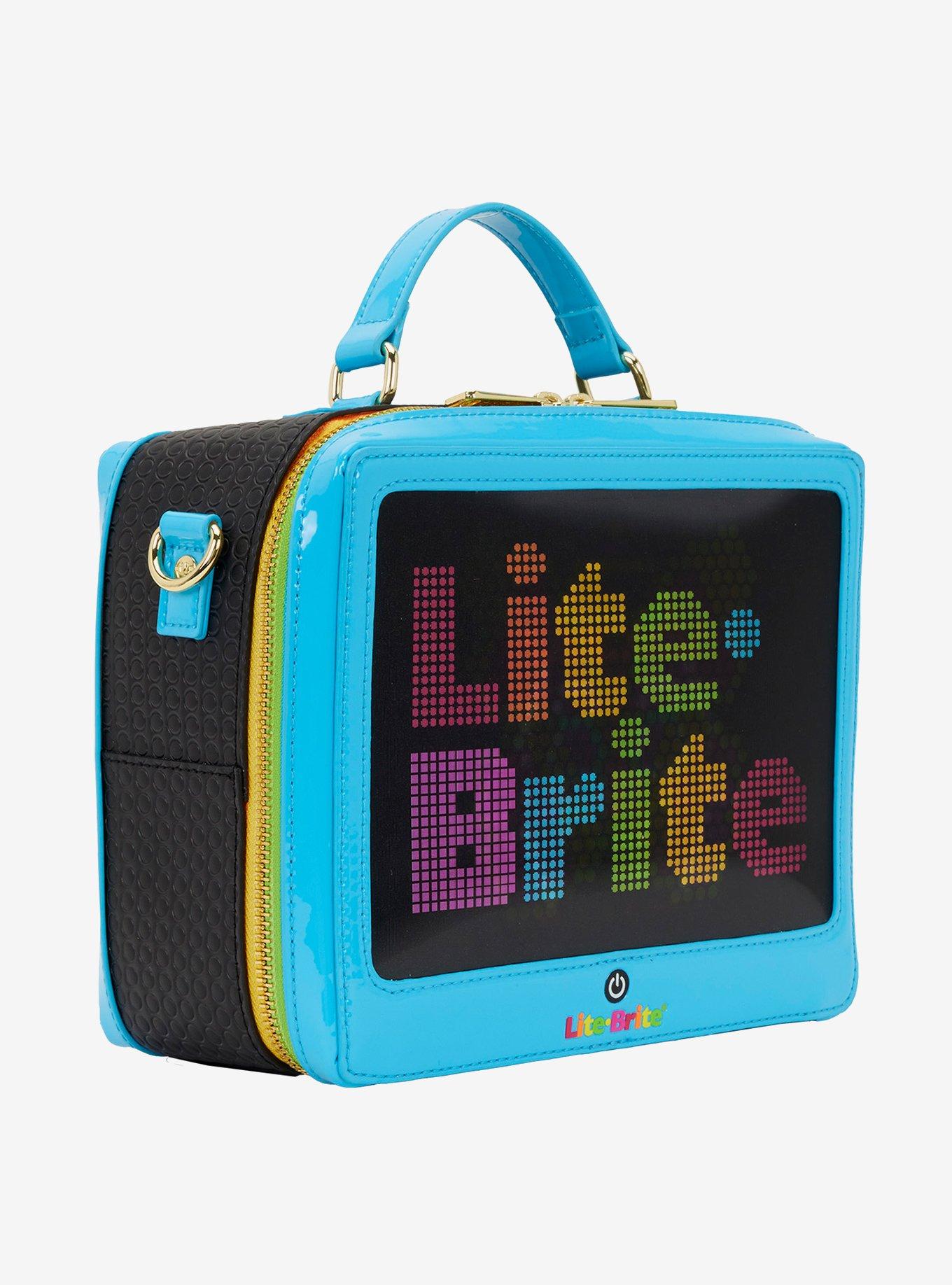 Loungefly Lite-Brite Lenticular Glow-in-The-Dark Crossbody Bag With Coin Purse