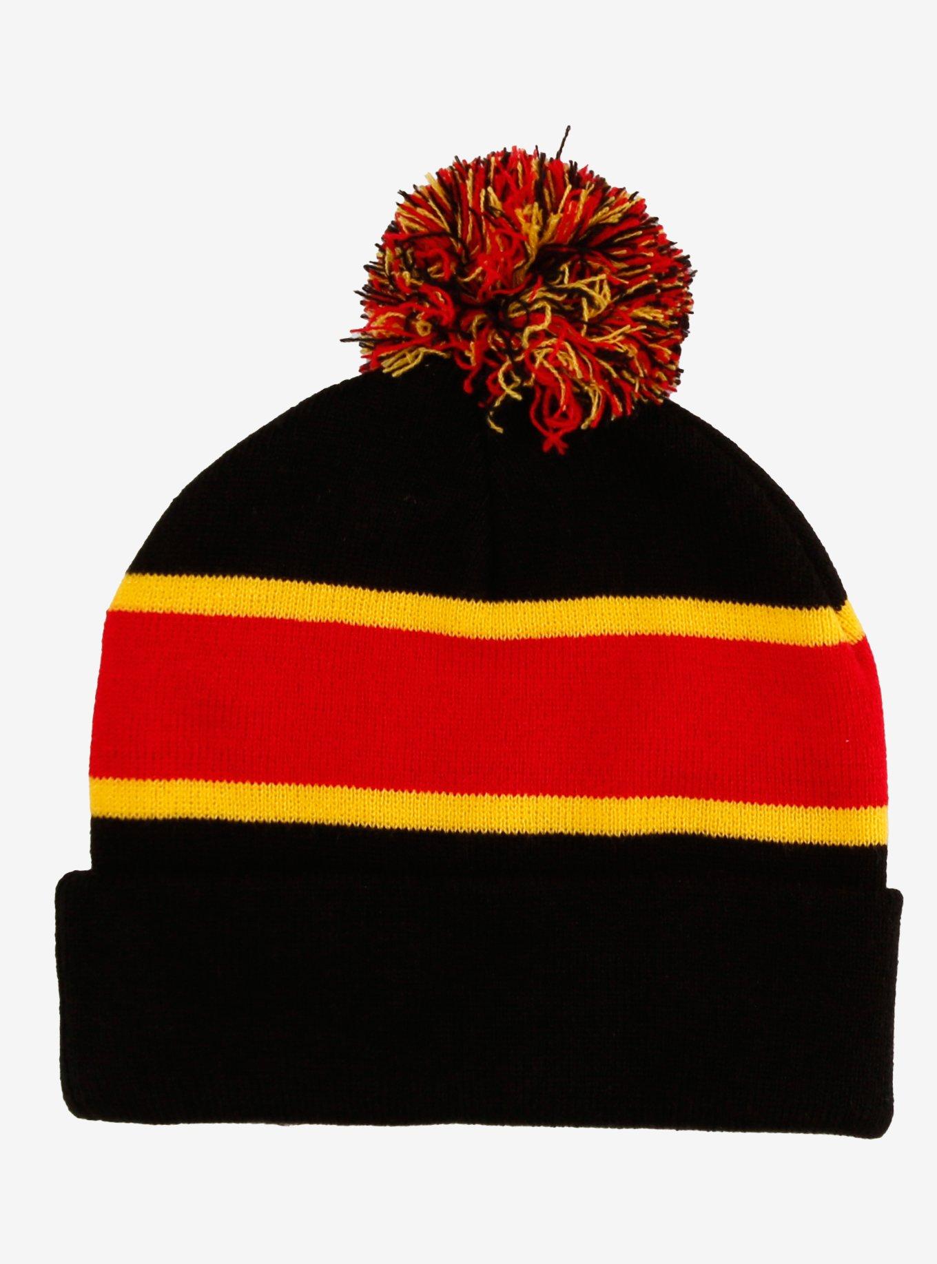 One Piece Jolly Roger Grommet Pom Beanie, , hi-res