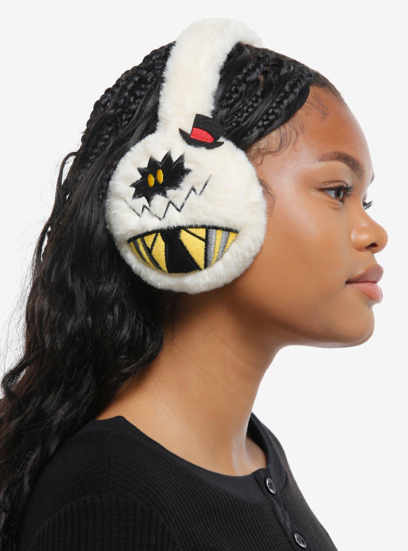 Hazbin Hotel Egg Boiz Fuzzy Earmuffs, , hi-res