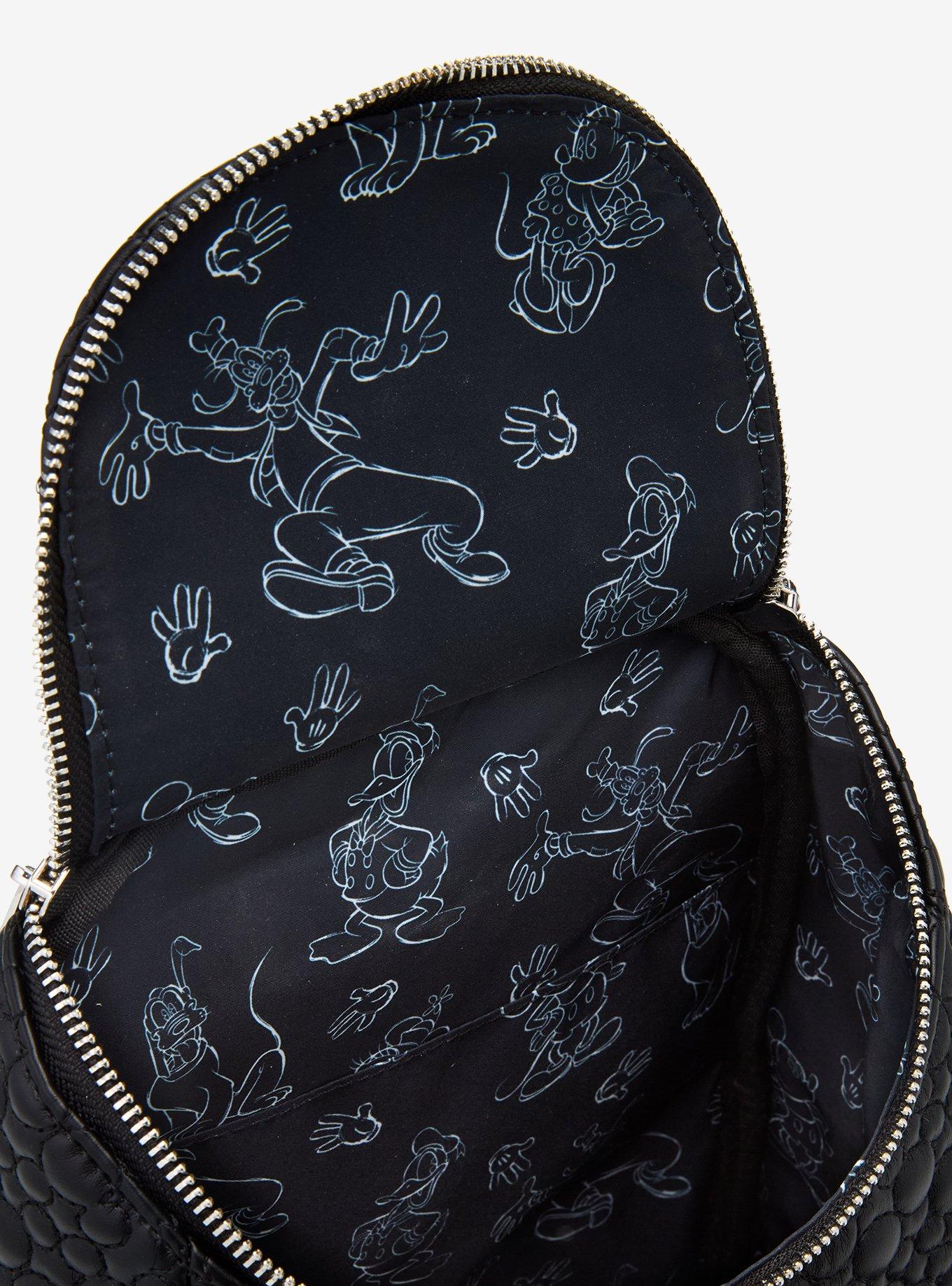 Loungefly Disney Mickey Mouse And Friends Sketch Textured Mini Backpack, , alternate - view 4