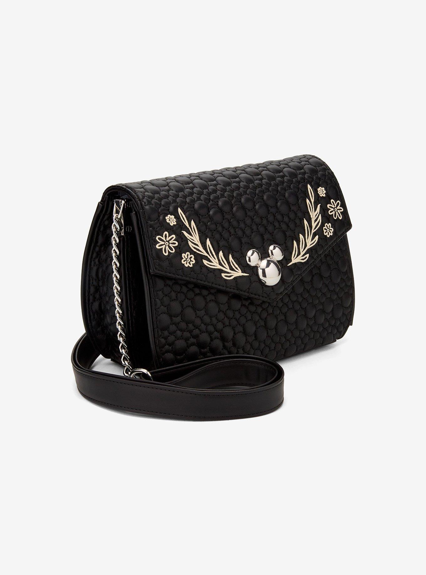 Loungefly Disney Mickey Mouse Textured Crossbody Bag, , hi-res