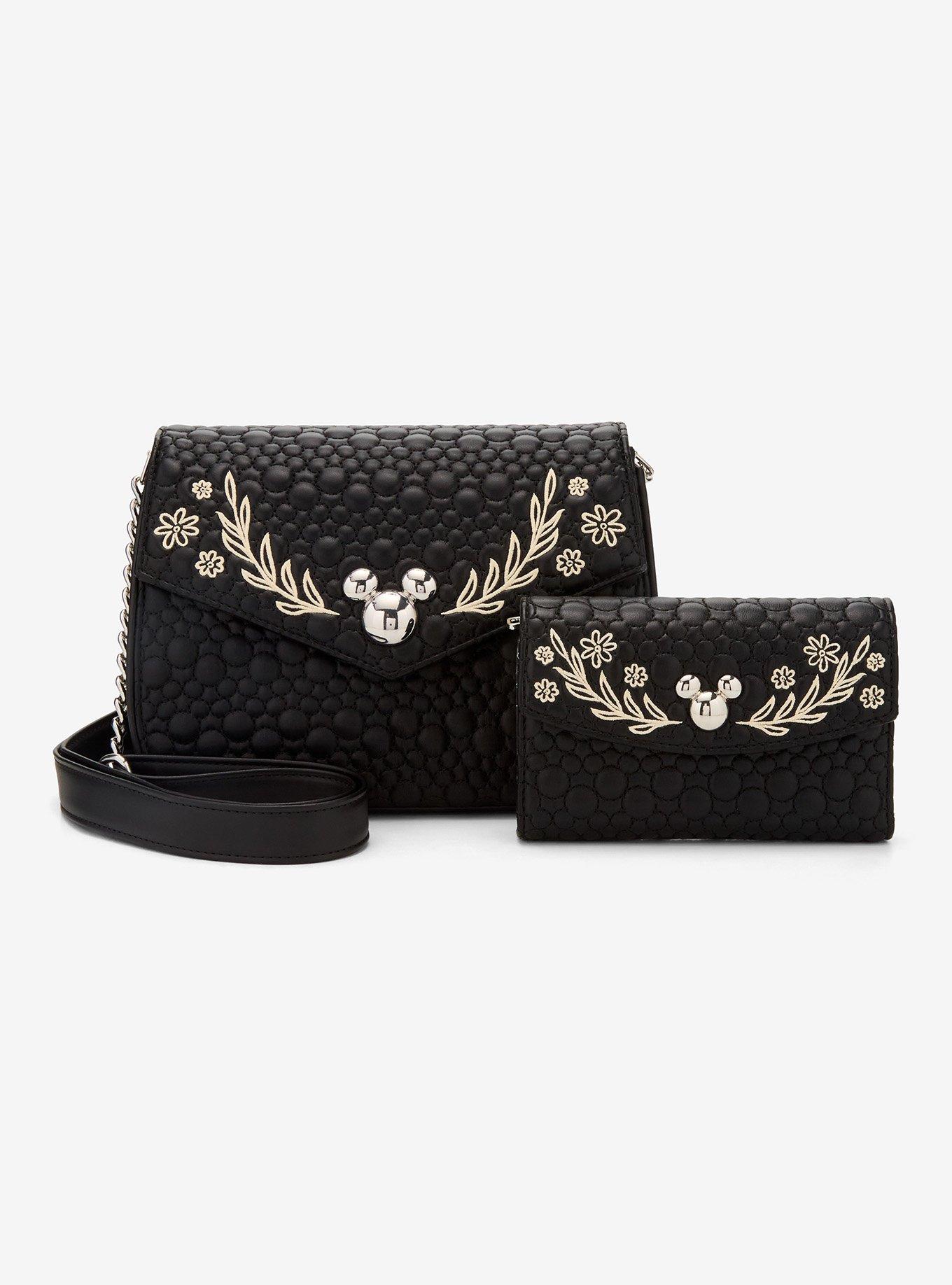 Loungefly Disney Mickey Mouse Textured Crossbody Bag, , alternate - view 5