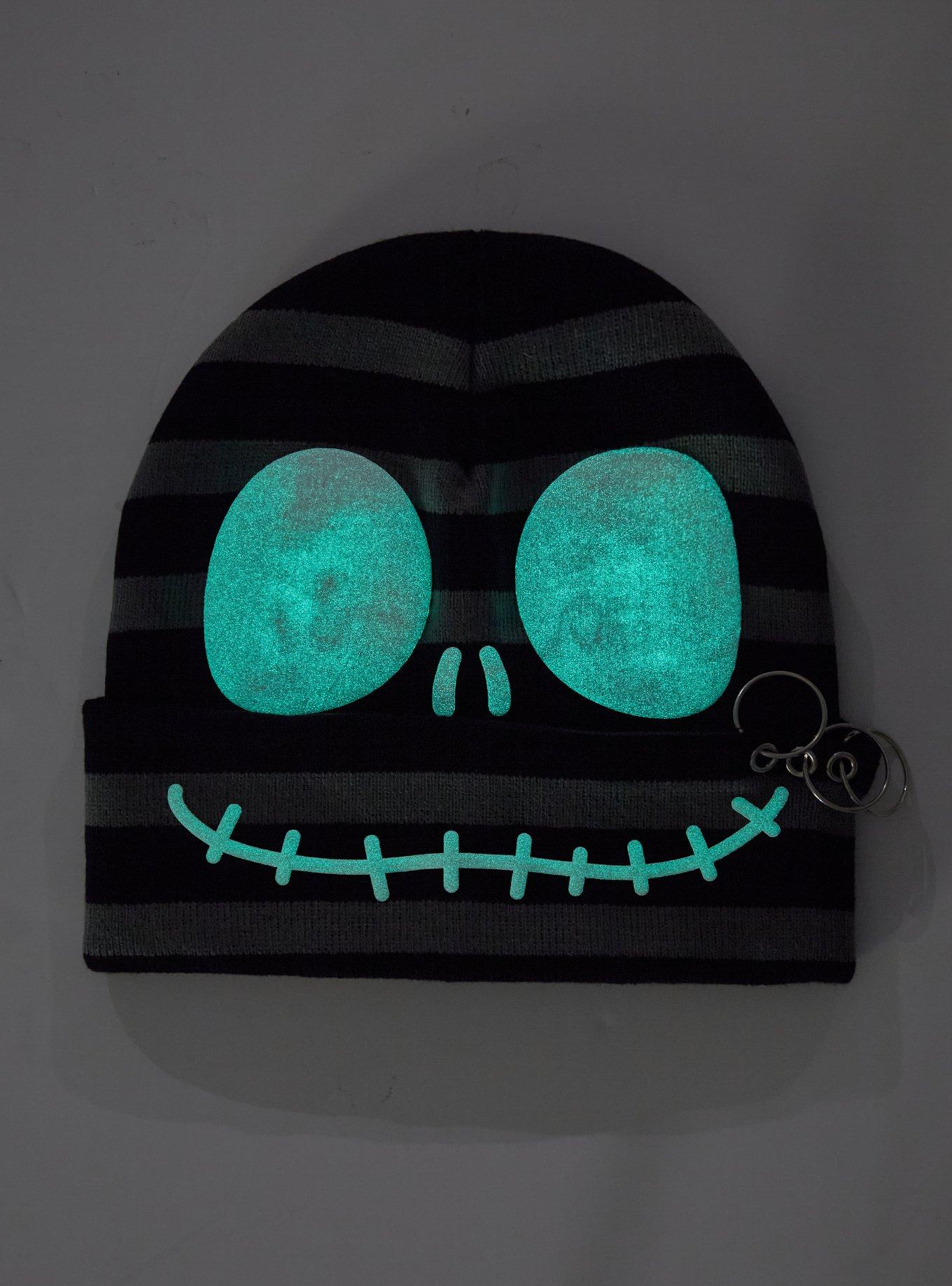 The Nightmare Before Christmas Jack Glow-In-The-Dark Beanie, , hi-res