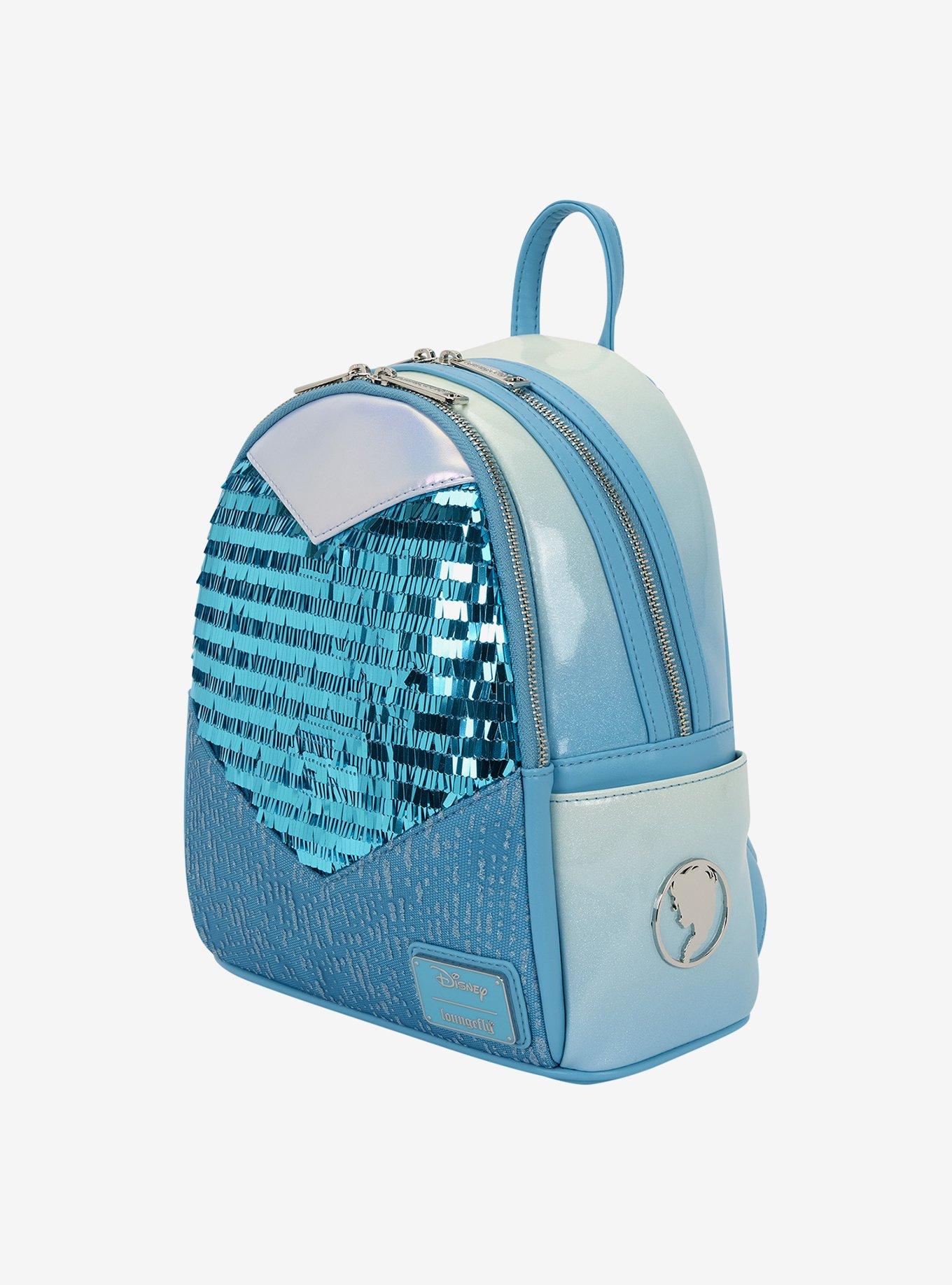 Loungefly Disney Frozen Elsa Dress Sequin Mini Backpack, , hi-res