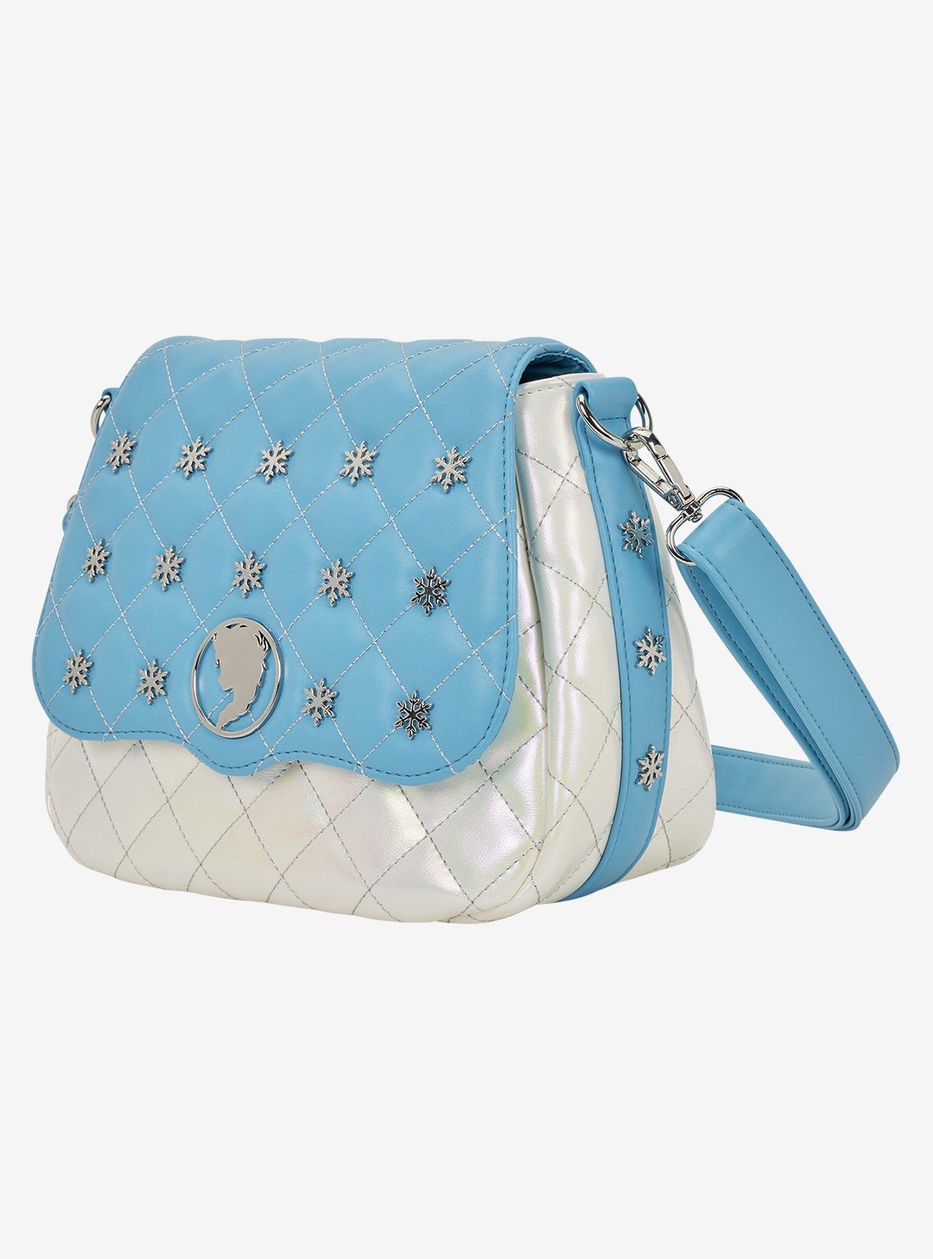 Loungefly Disney Frozen Elsa Quilted Crossbody Bag, , hi-res