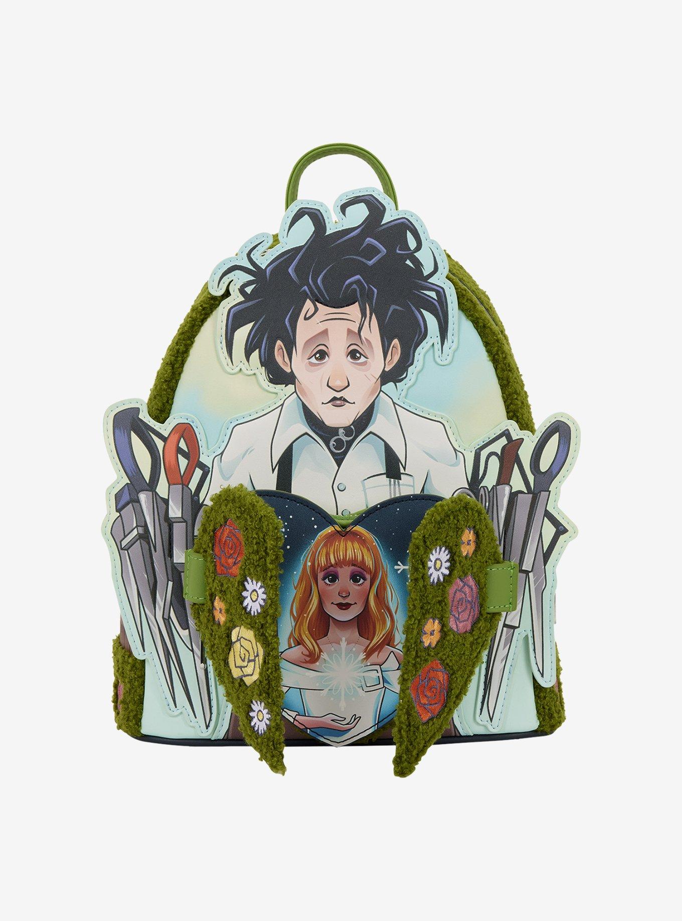 Loungefly Edward Scissorhands Sherpa Topiary Mini Backpack, , alternate