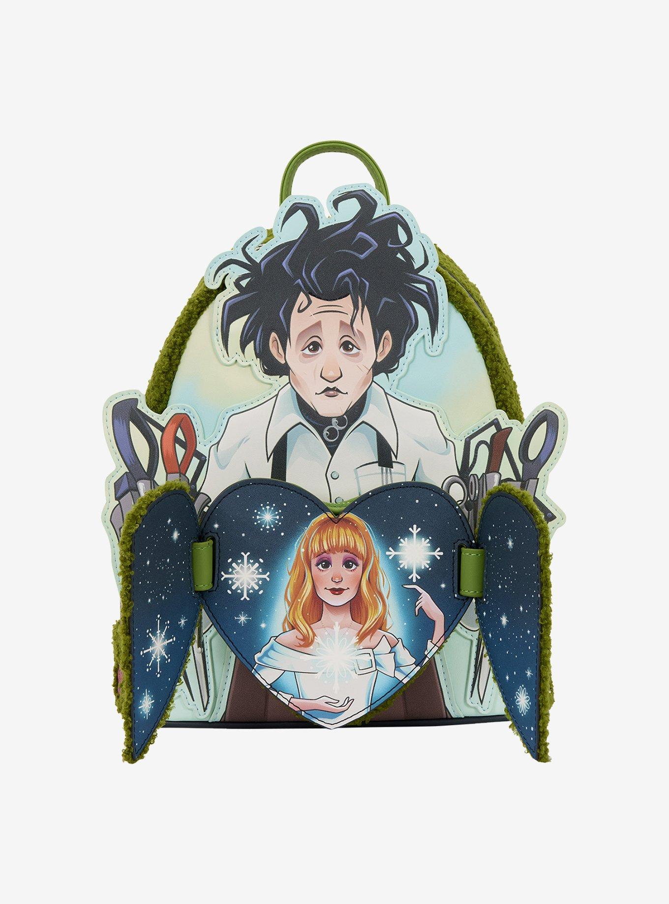 Loungefly Edward Scissorhands Sherpa Topiary Mini Backpack, , alternate