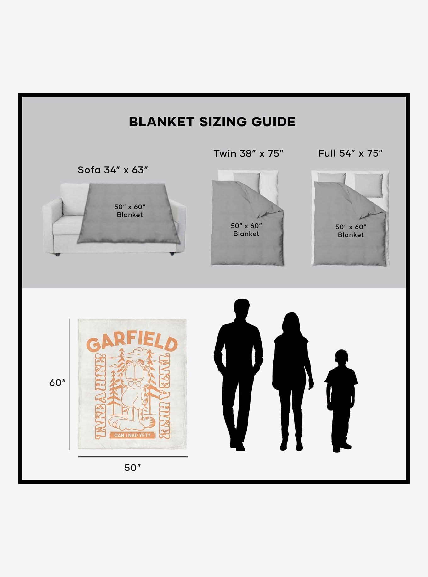 Garfield Can I Nap Yet Silk Touch Sherpa Throw Blanket, , alternate