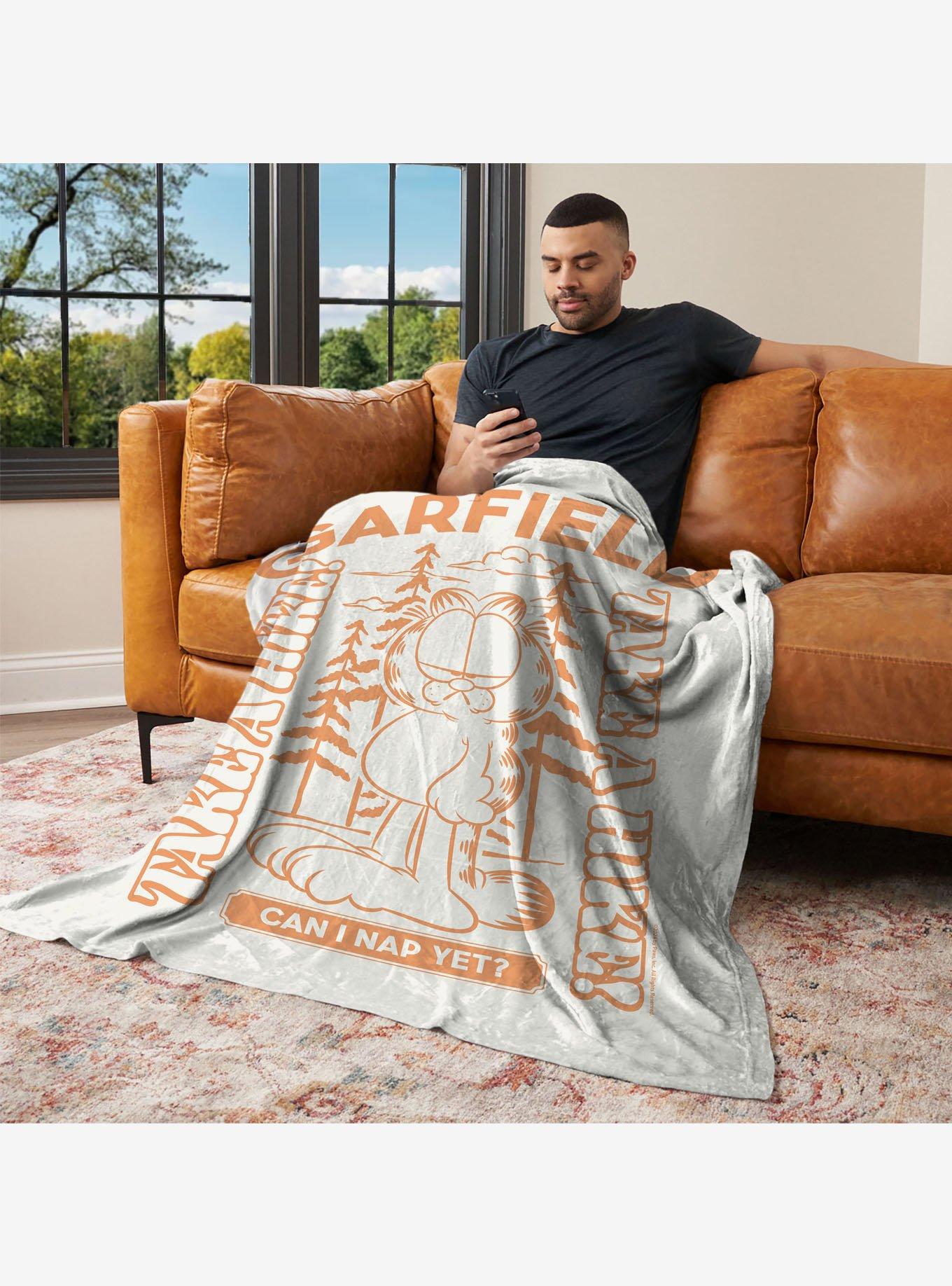 Garfield Can I Nap Yet 50x60" Silk Touch Throw Blanket, , alternate