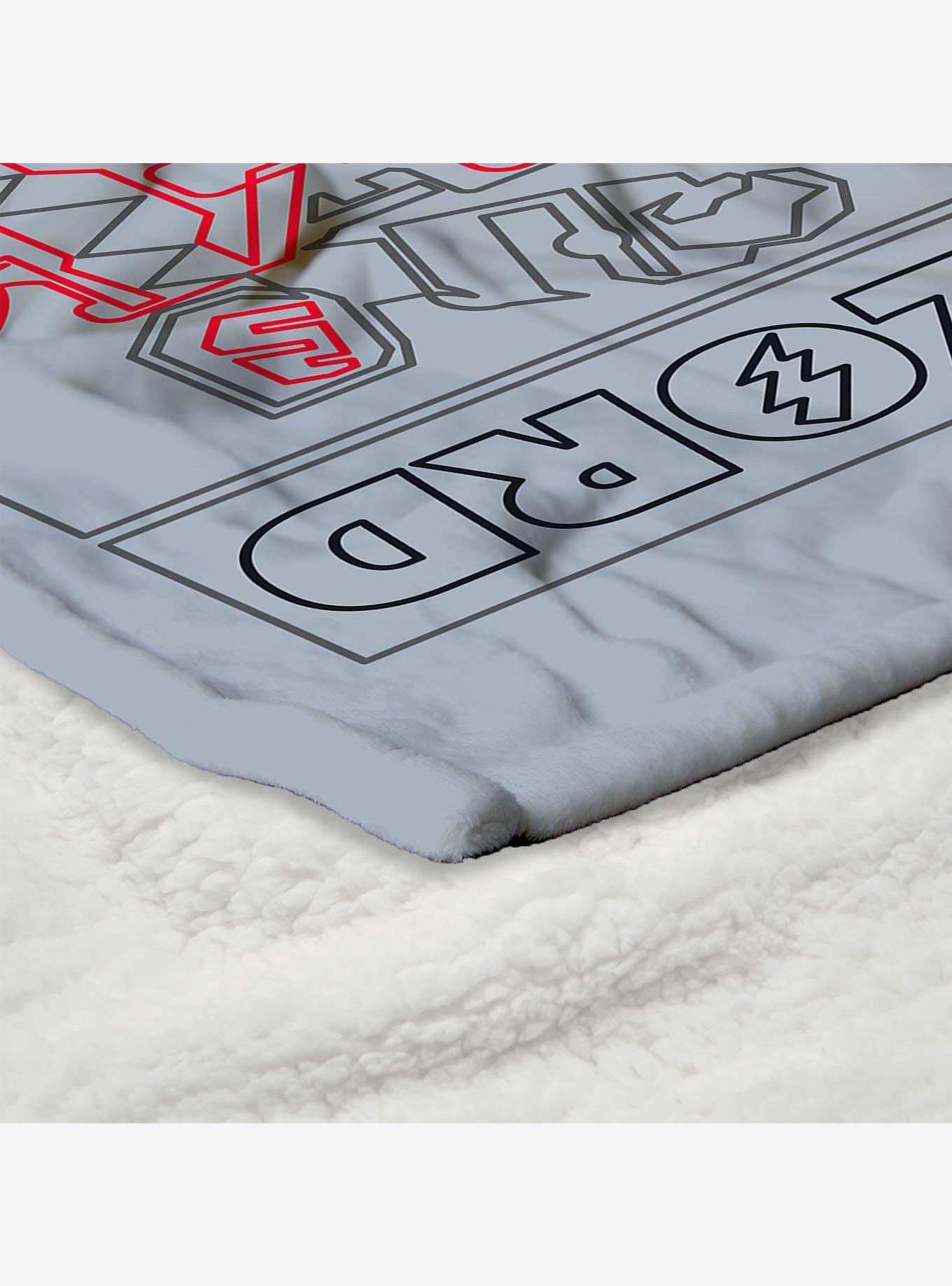 Mighty Morphin Power Rangers Megazord Silk Touch Sherpa Throw Blanket, , alternate