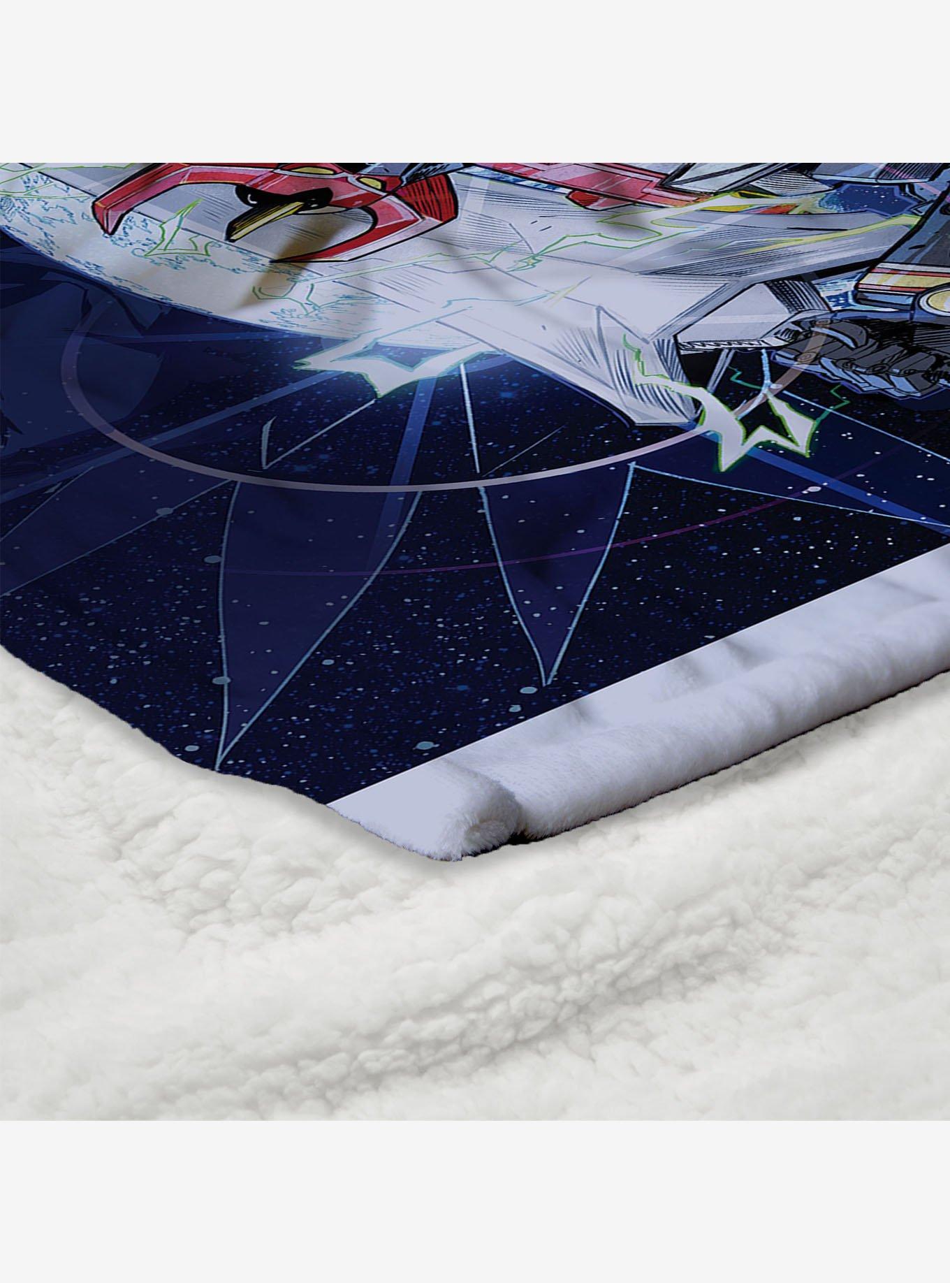 Mighty Morphin Power Rangers Silk Touch Sherpa Throw Blanket, , alternate