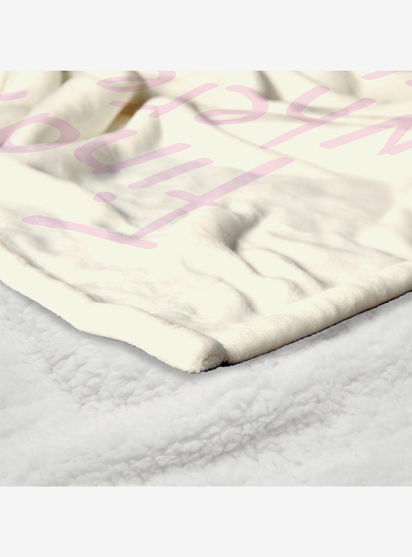 Where The Wild Things Are Find Me Pink Silk Touch Sherpa Throw Blanket, , alternate