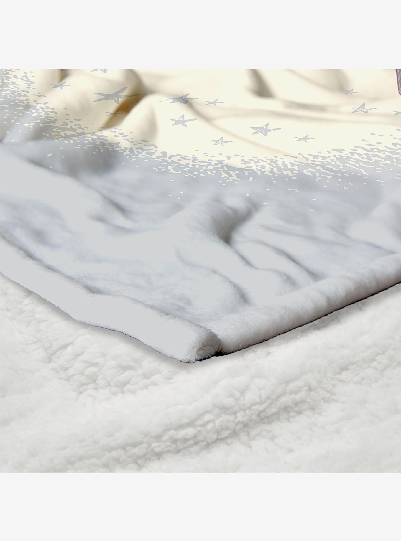 Where The Wild Things Are He Sailed Silk Touch Sherpa Throw Blanket, , alternate