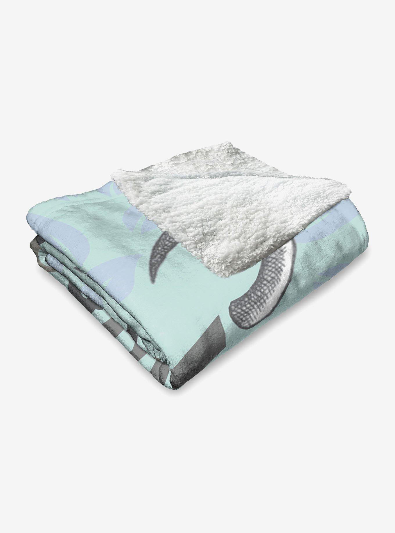 Where The Wild Things Are In The Leaves Silk Touch Sherpa Throw Blanket, , alternate