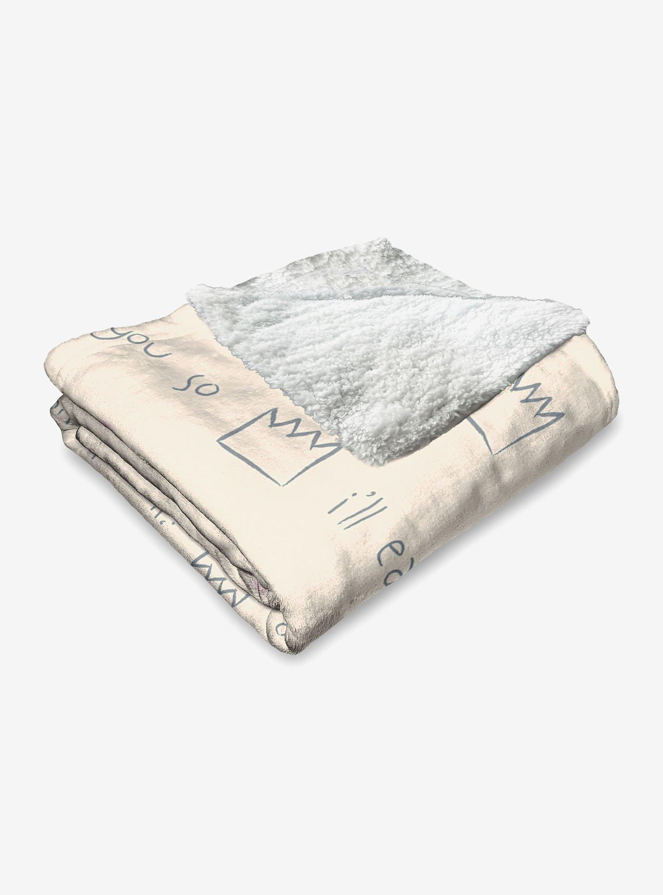 Where The Wild Things Are We'll Eat You Up Silk Touch Sherpa Throw Blanket, , alternate