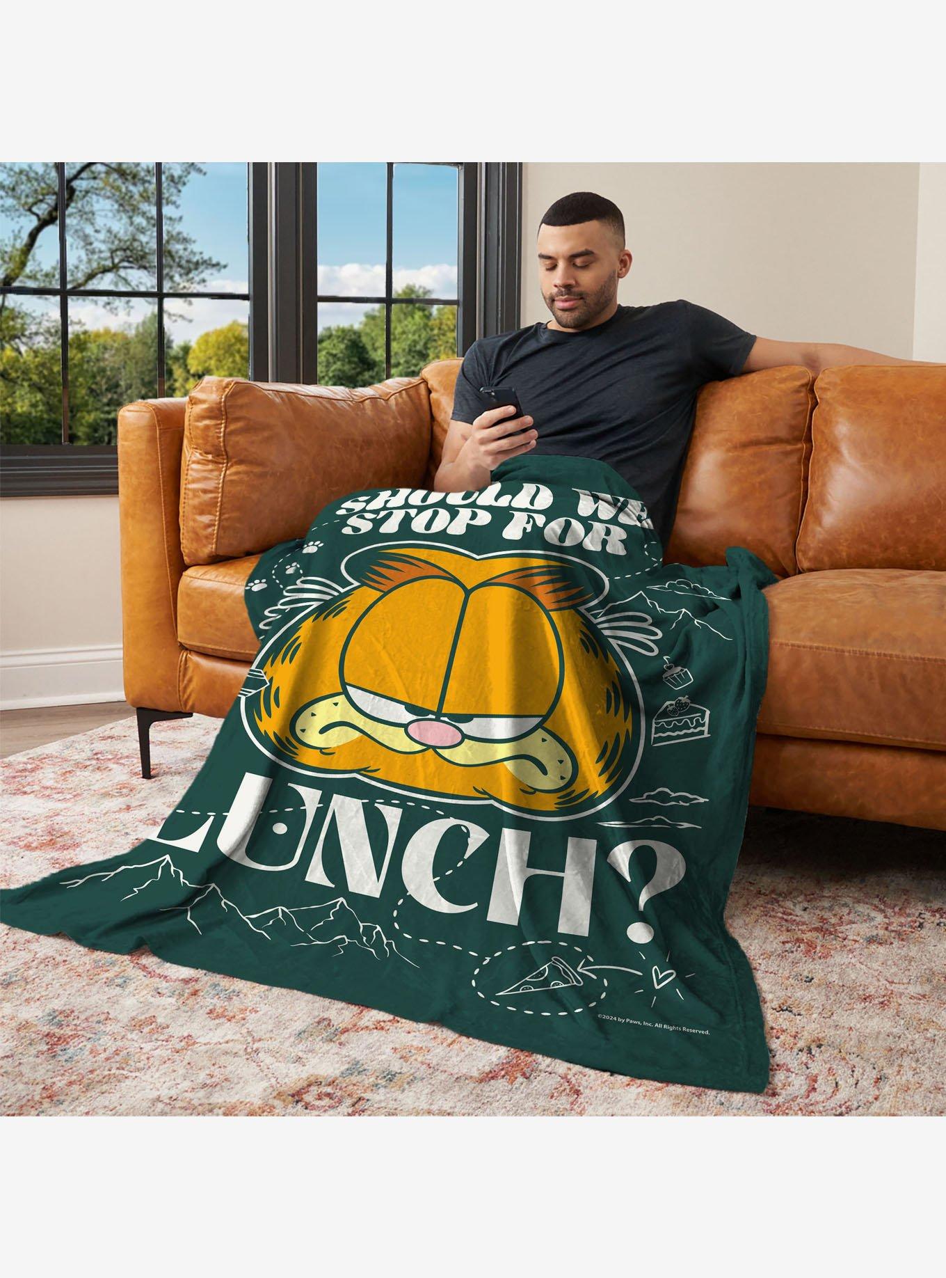 Garfield Stop For Lunch 50x60" Silk Touch Throw Blanket, , alternate