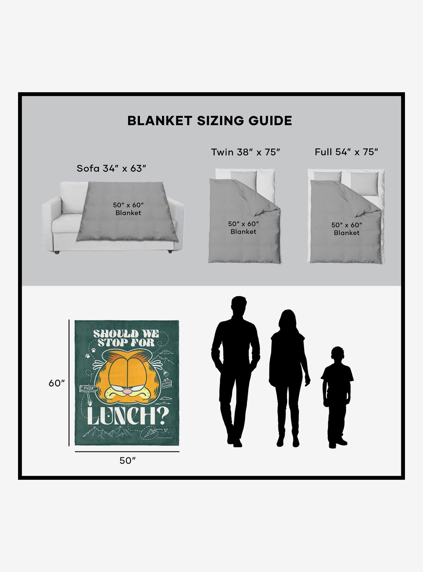 Garfield Stop For Lunch 50x60" Silk Touch Throw Blanket, , alternate