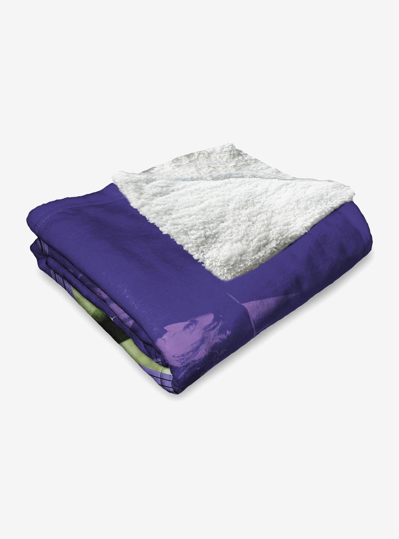 The Wizard of Oz Wicked Bad Silk Touch Sherpa Throw Blanket, , alternate