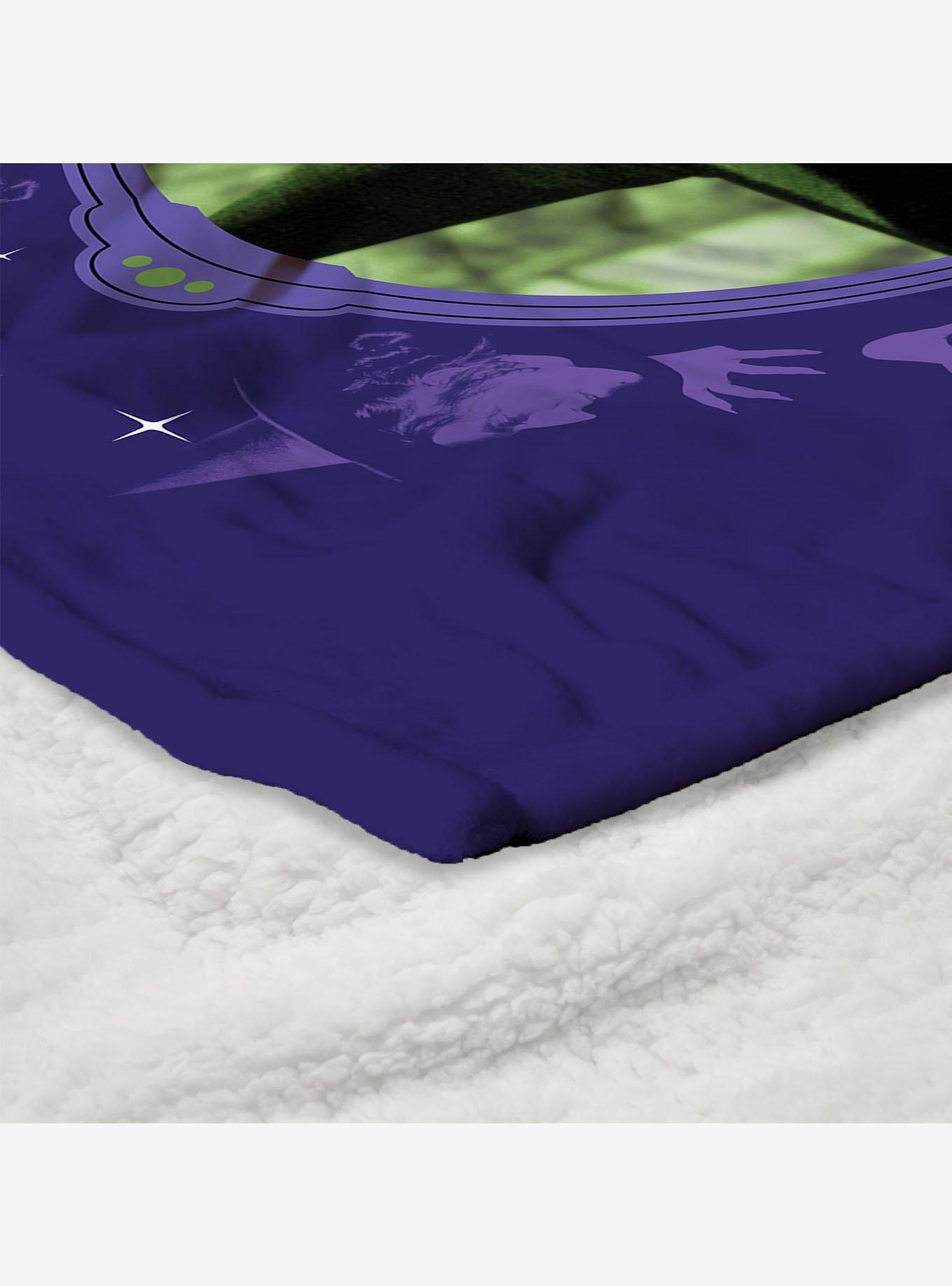 The Wizard of Oz Wicked Bad Silk Touch Sherpa Throw Blanket, , alternate