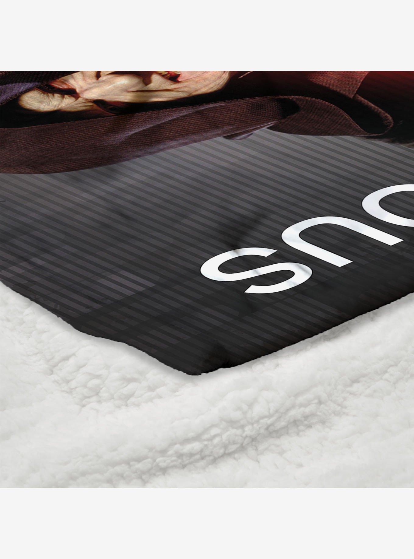 Star Wars Classic Quotes Darth Sidious Silk Touch Sherpa Throw Blanket, , alternate