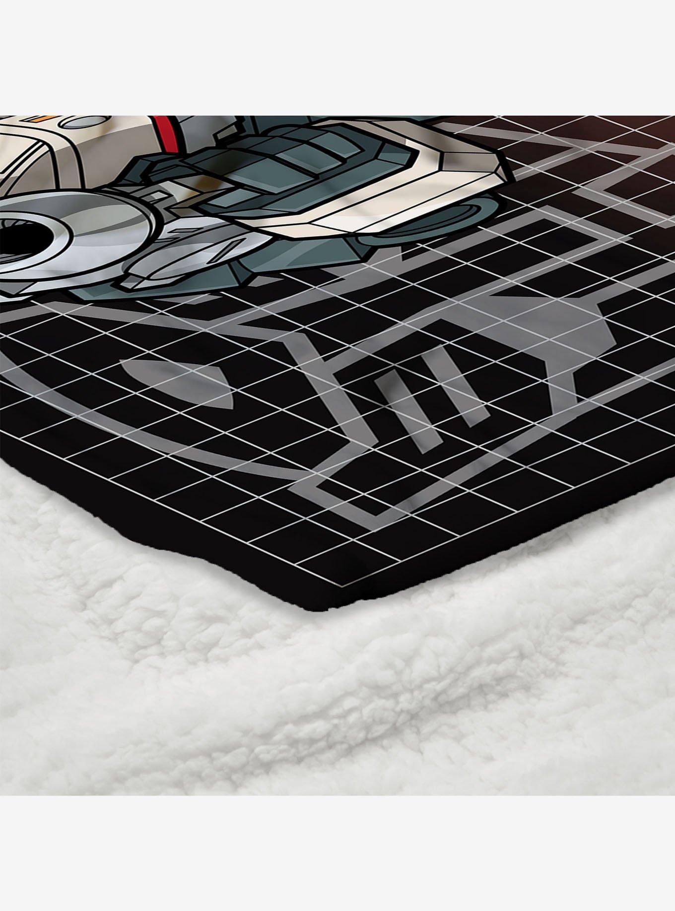 Transformers G1 Grid Bumblebee Silk Touch Sherpa Throw Blanket, , alternate