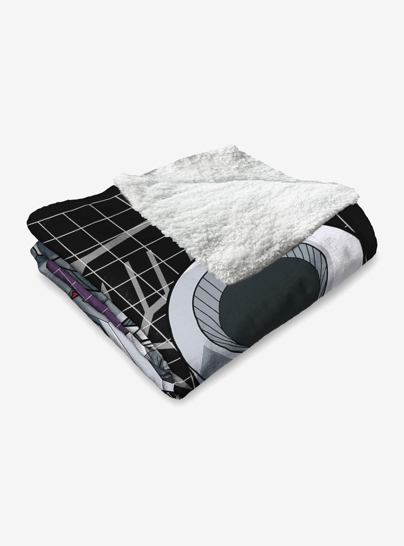 Transformers G1 Grid Jazz Silk Touch Sherpa Throw Blanket, , alternate
