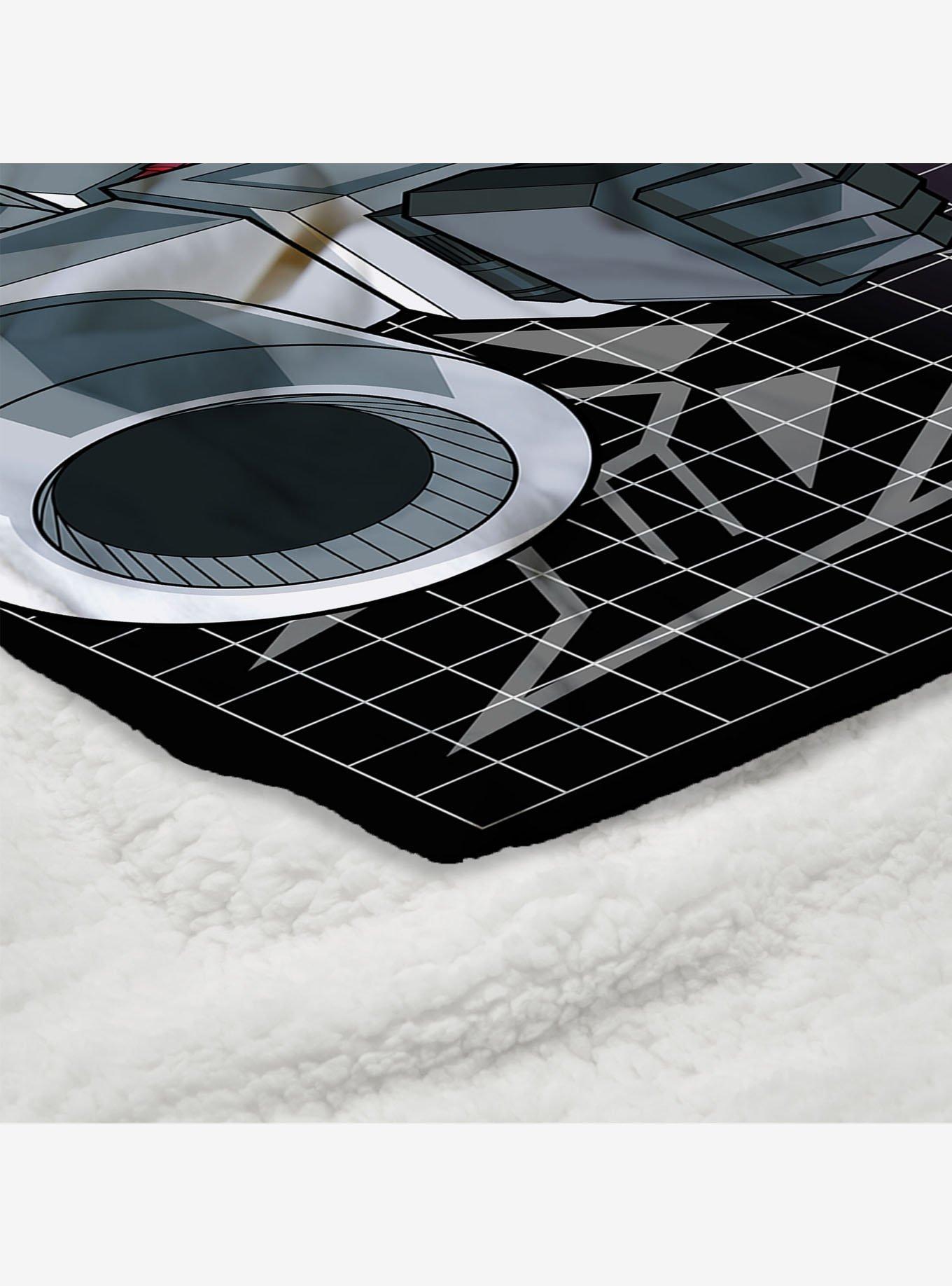 Transformers G1 Grid Jazz Silk Touch Sherpa Throw Blanket, , alternate