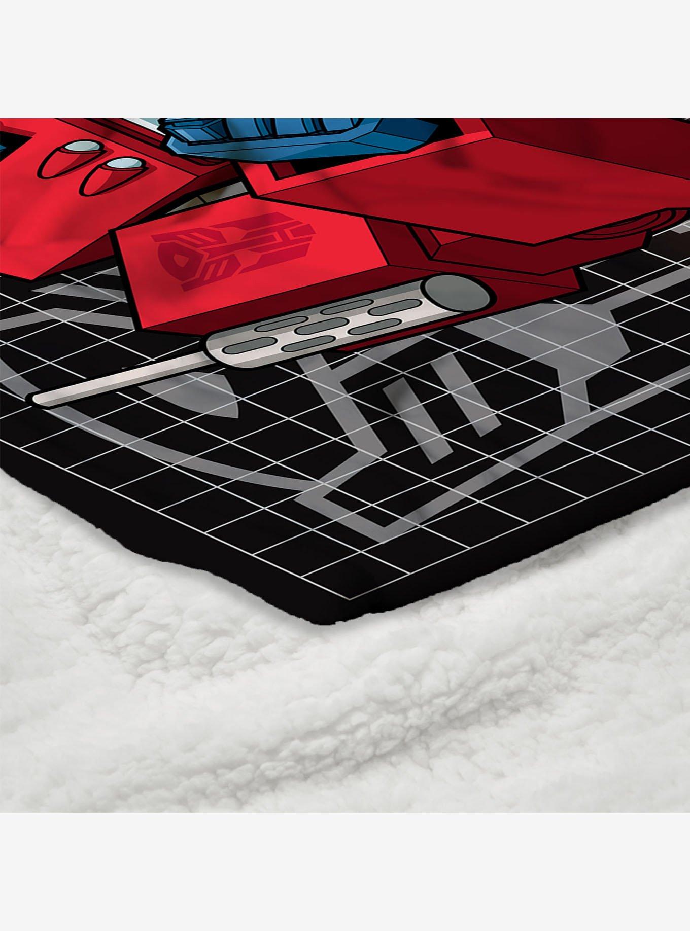Transformers G1 Grid Megatron Silk Touch Sherpa Throw Blanket, , alternate