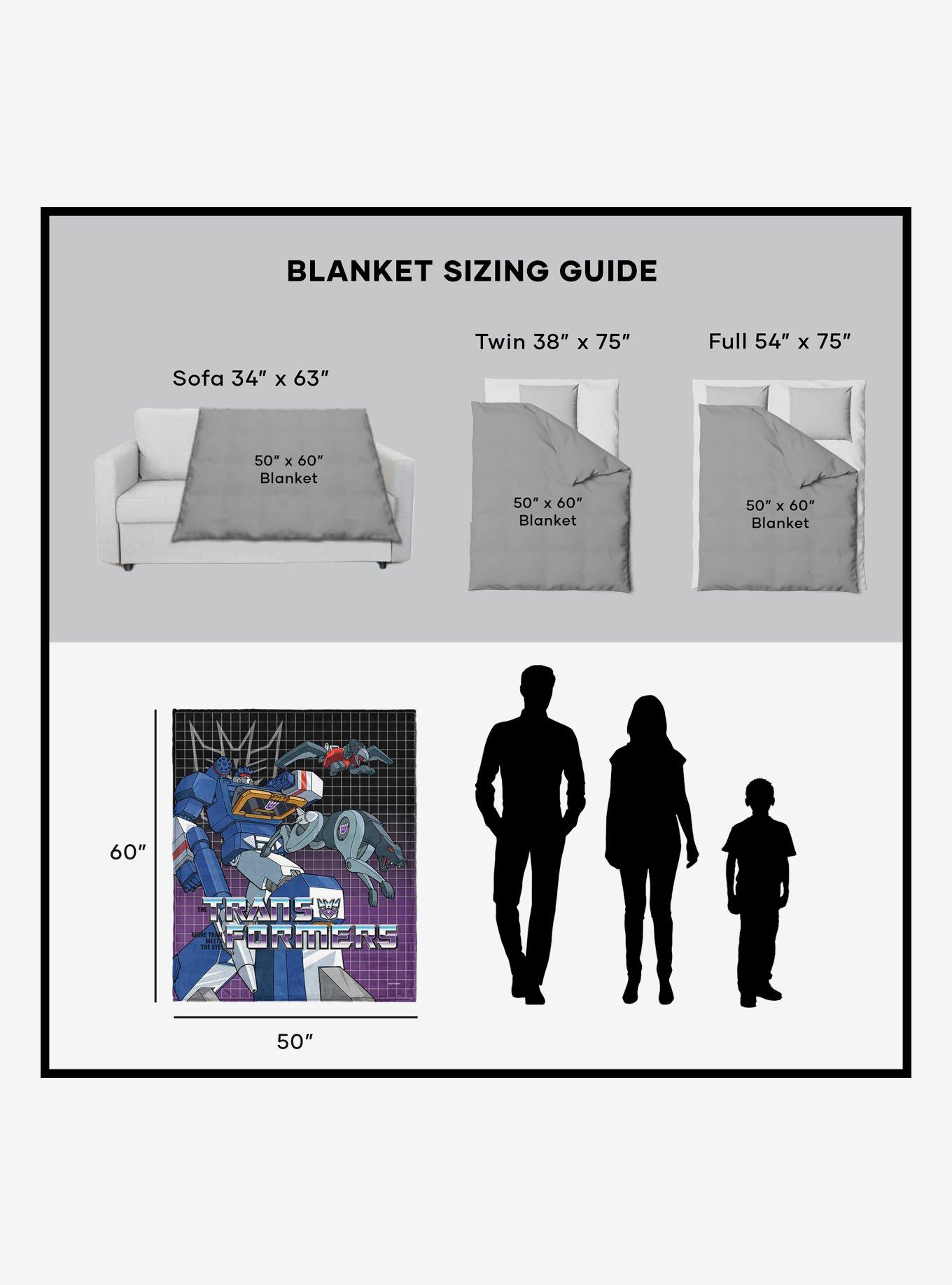 Transformers G1 Grid Optimus Prime Silk Touch Sherpa Throw Blanket, , alternate