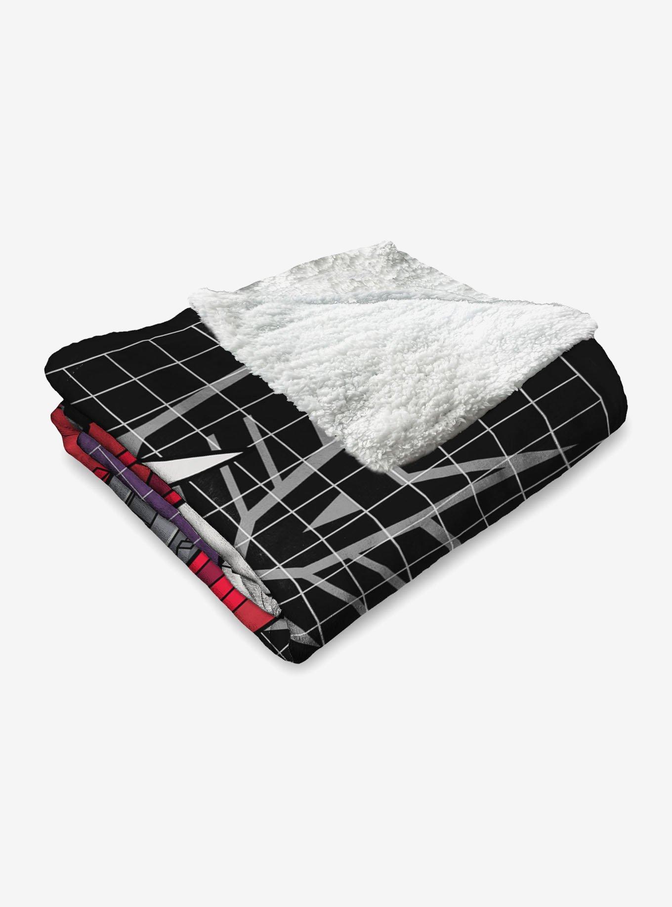 Transformers G1 Grid Soundwave Silk Touch Sherpa Throw Blanket, , alternate