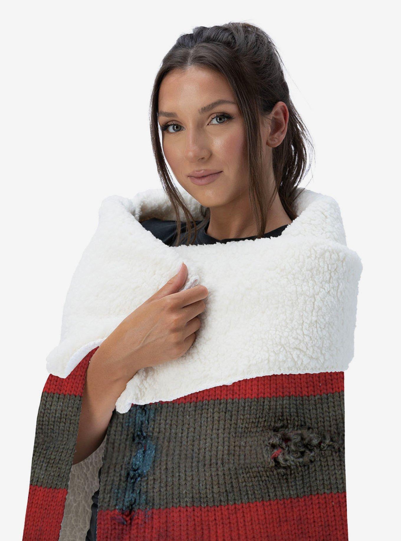 A Nightmare On Elm Street Sweater Silk Touch Sherpa Throw Blanket, , alternate